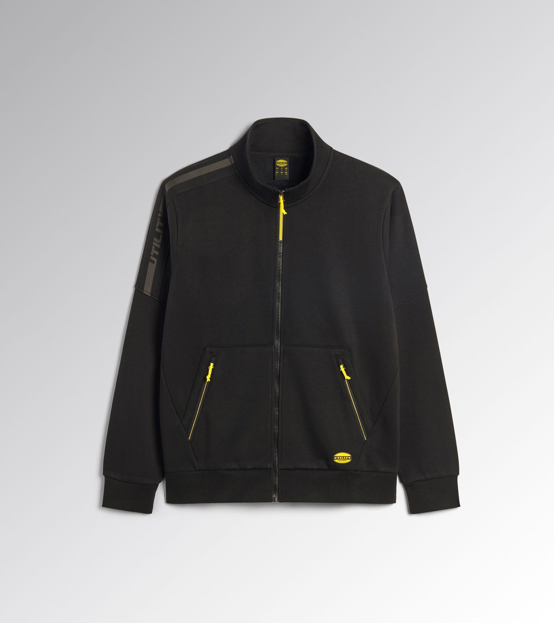 Arbeits-Sweater SWEATSHIRT FZ ROCK SCHWARZ - Utility