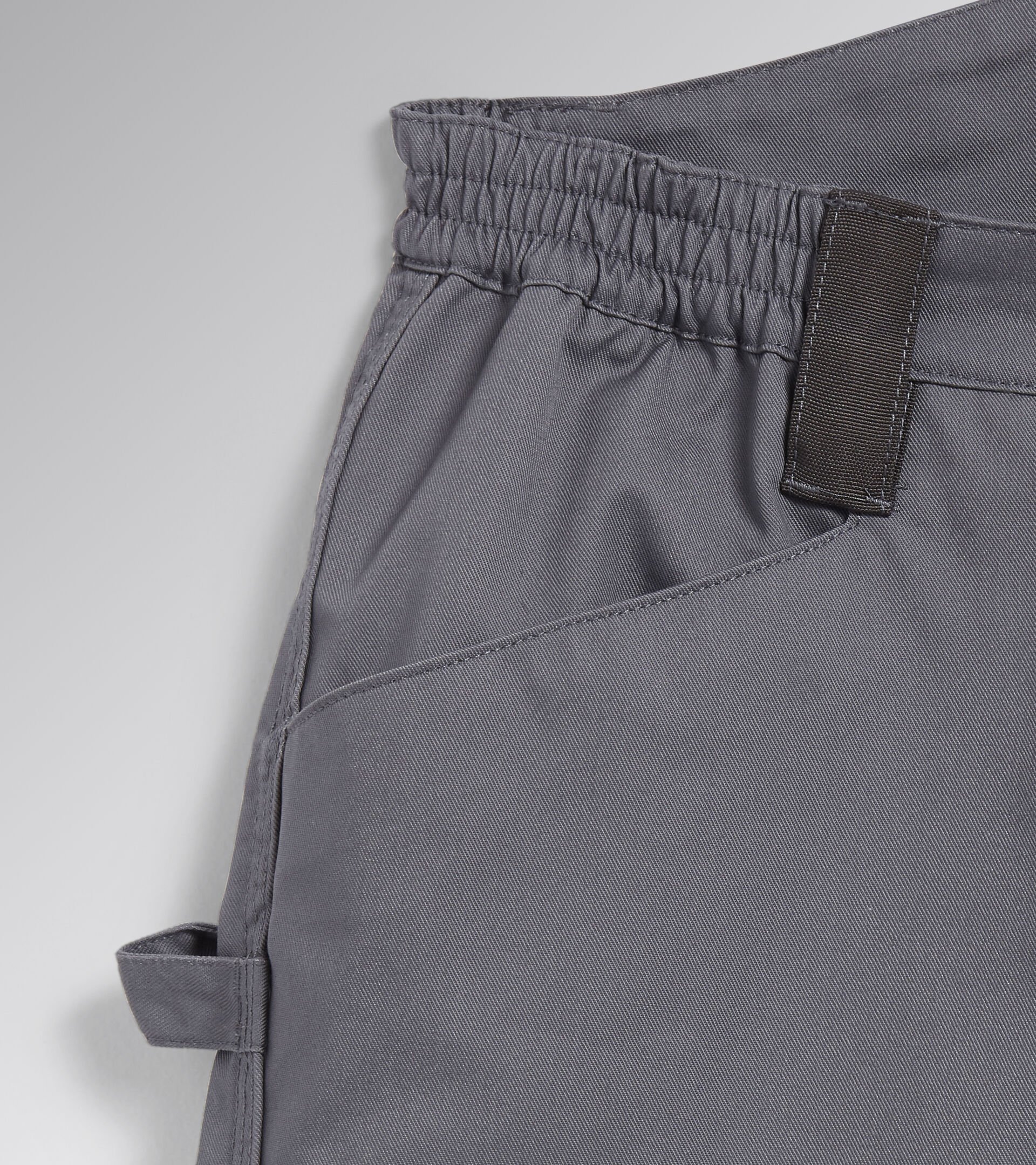 Arbeits-Bermuda-Shorts BERMUDA POLY STAHLGRAU - Utility