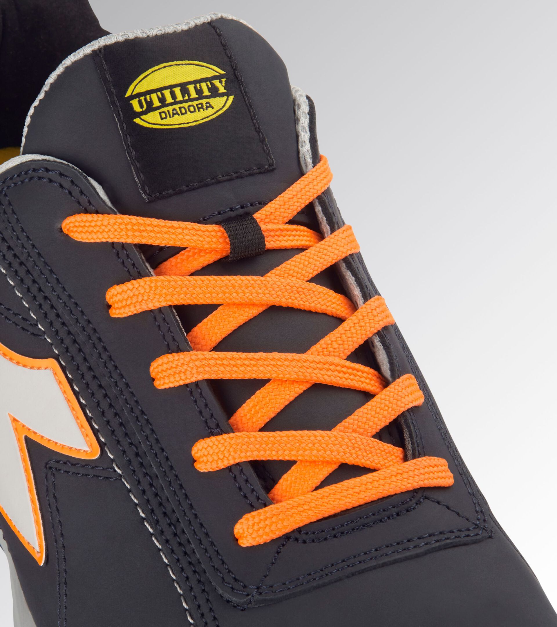 GLOVE MDS LOW S3S FO HRO SR, DARK NAVY/ORANGE FLUO, hi-res