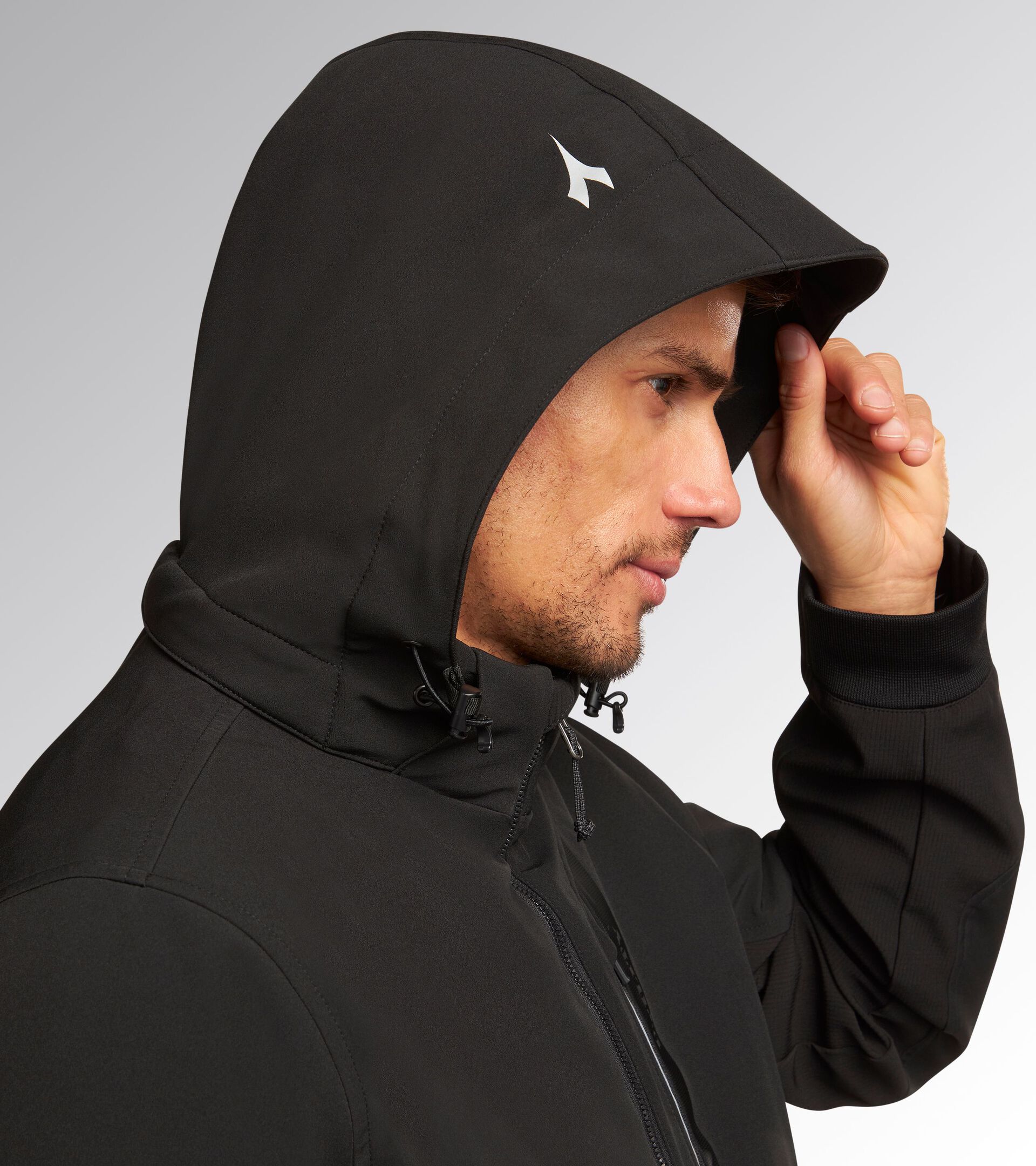Water-repellent softshell windbreaker jacket JACKET FREEDOM BLACK - Utility