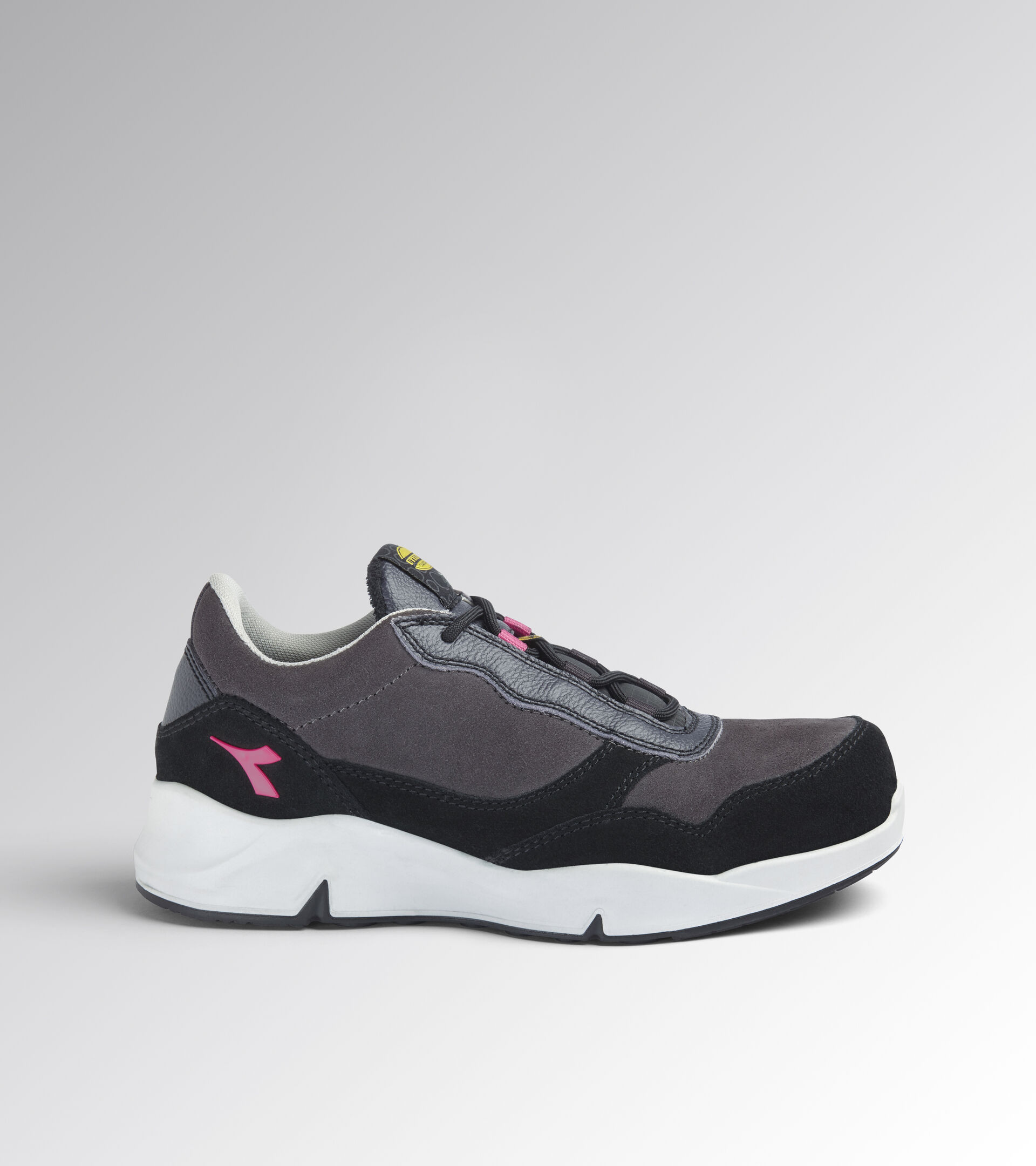 Scarpa antinfortunistica bassa - Donna ATHENA LOW S3L FO SR ESD NERO FUMO/POMODORO - Utility