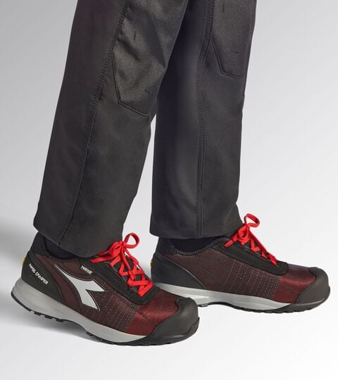 Low safety shoe GLOVE MDS MATRYX LOW S1PS HRO FO SR SC ESD POPPY RED/GRAY - Utility