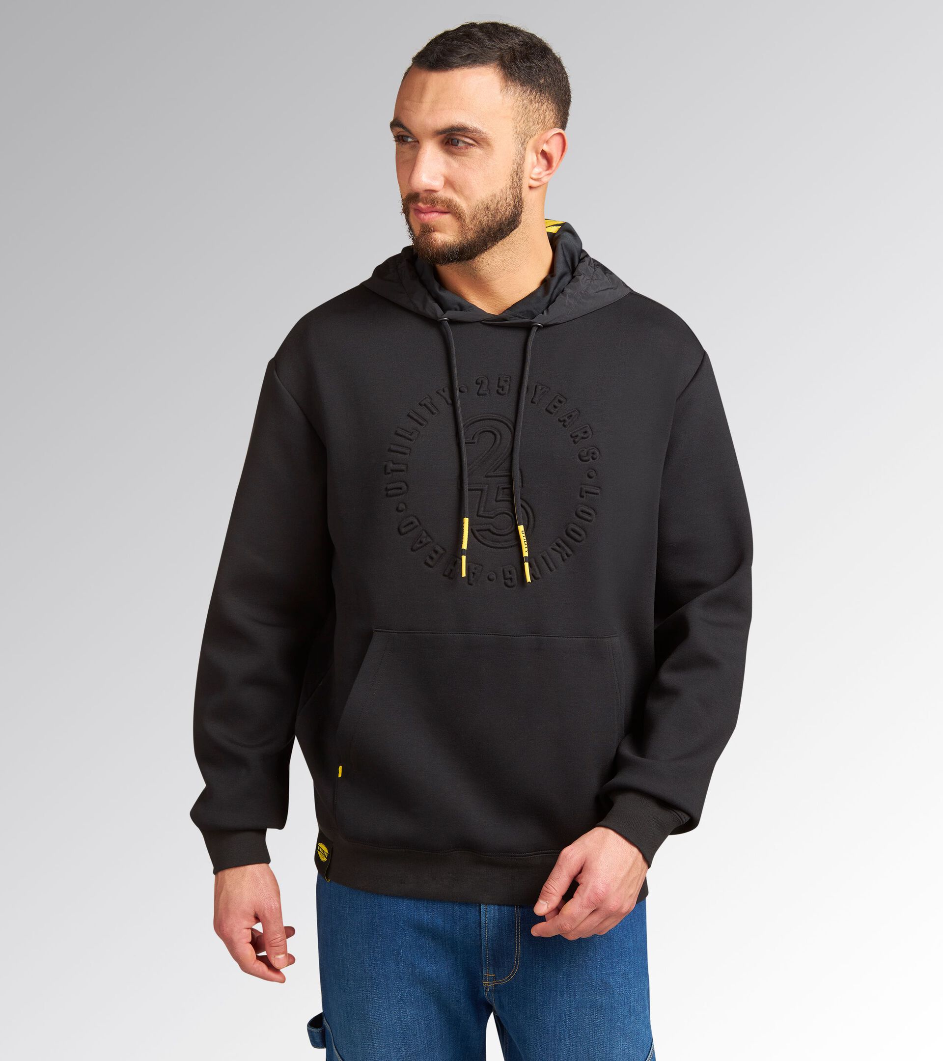 Hoodie SWEATSHIRT PIONEER 25 BLACK - Utility