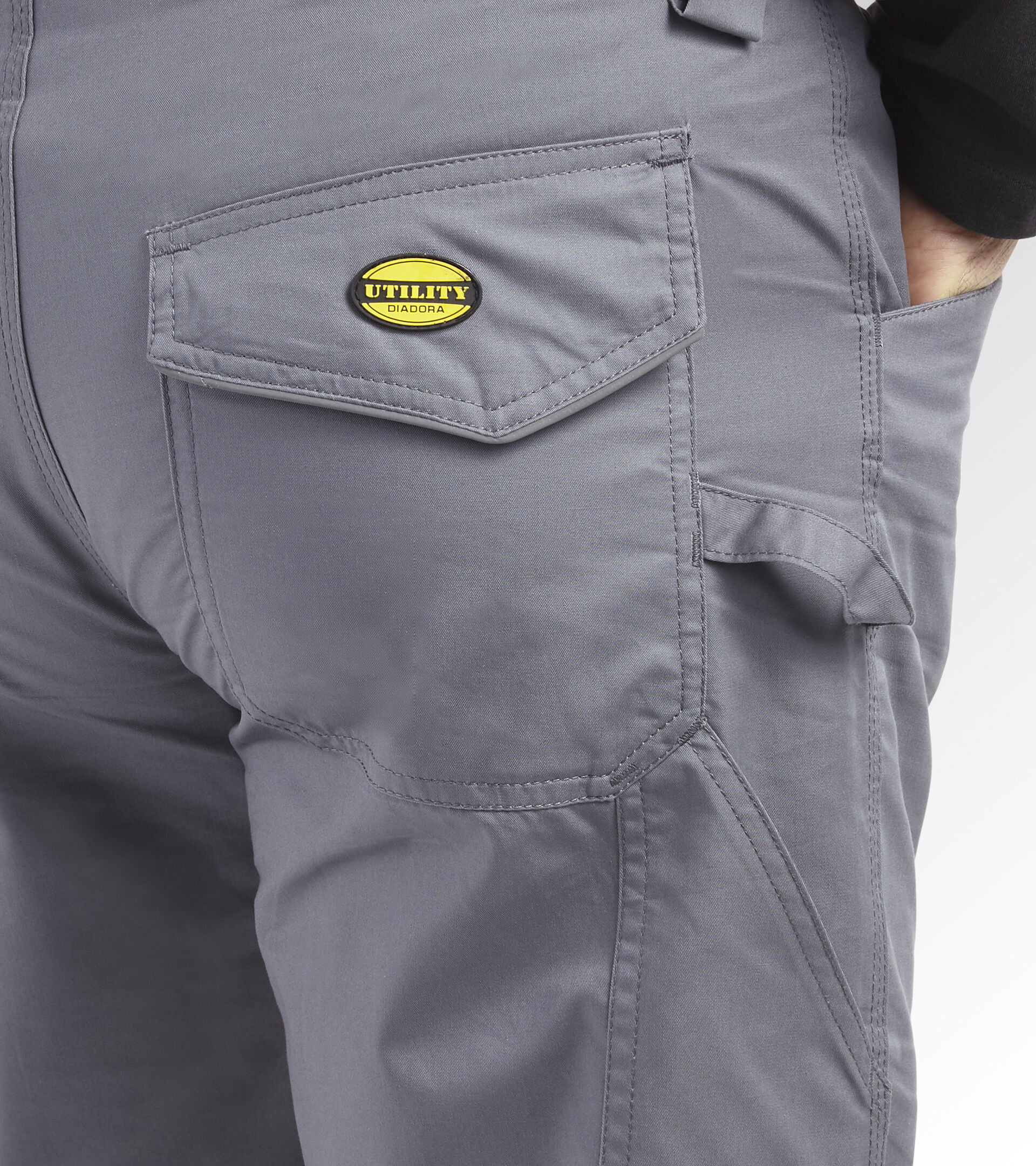 Work trousers PANT ROCK LIGHT PERF COTTON STEEL GRAY - Utility