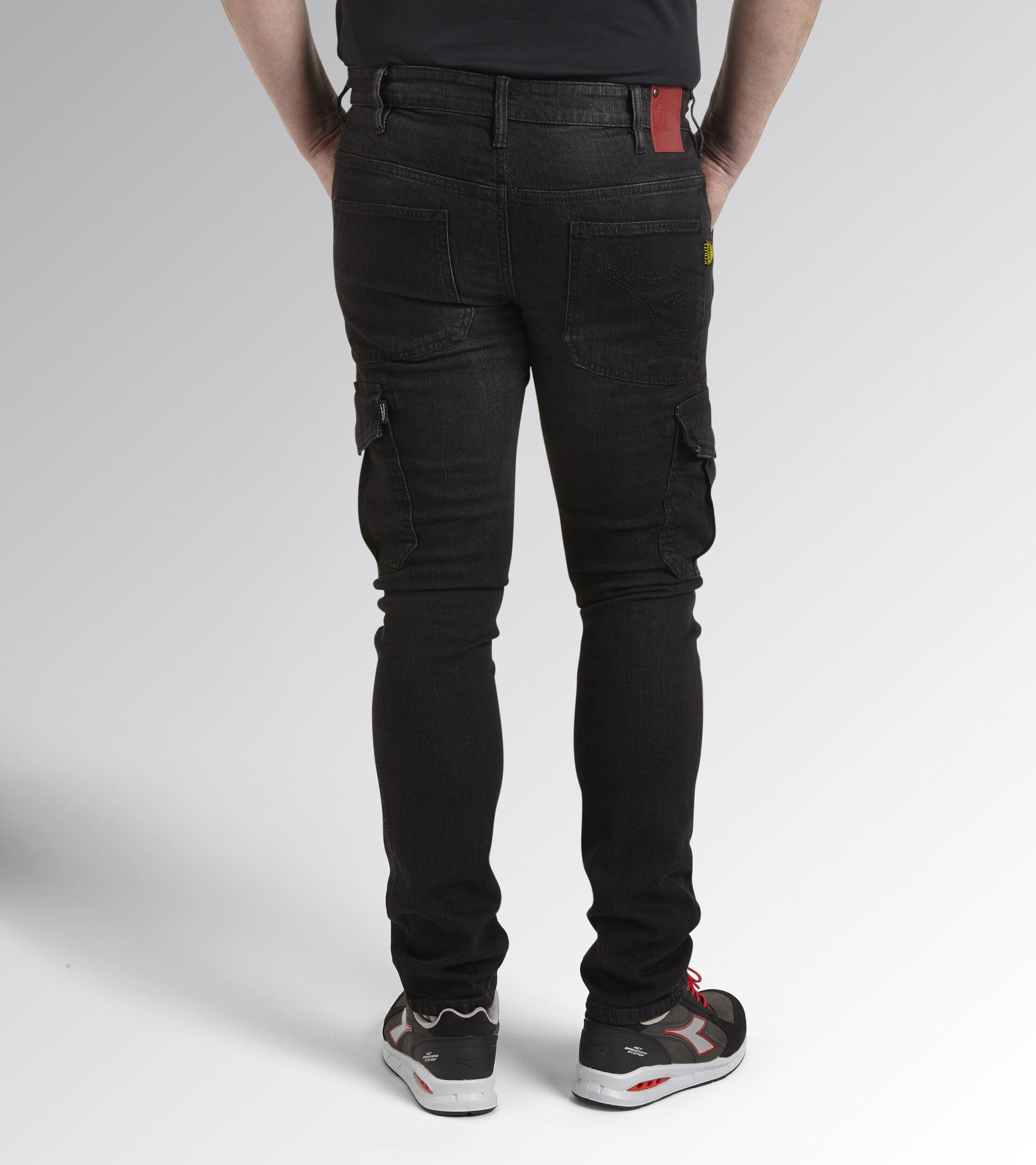 Arbeitsjeans PANT STONE CARGO NEW BLACK WASCHEN - Utility