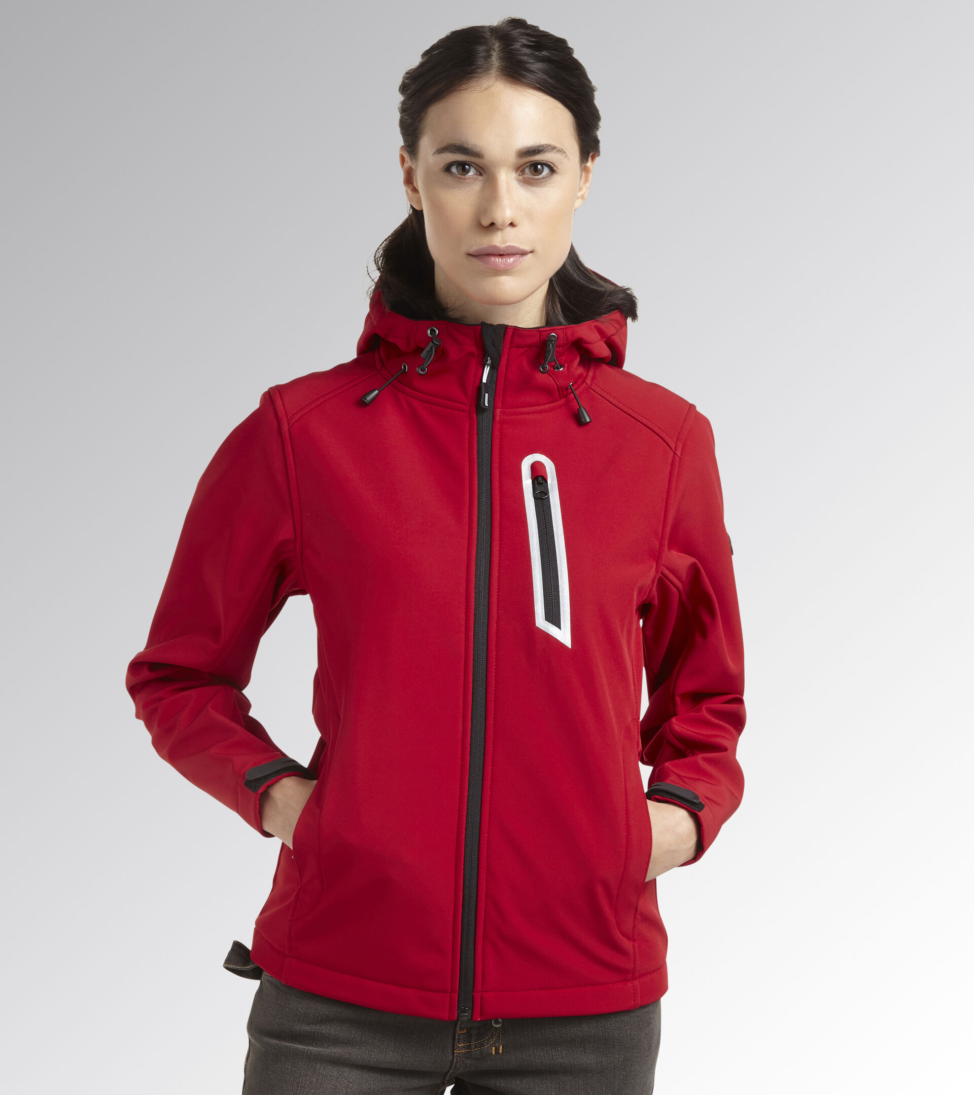 Work jacket SOFTSHELL SAIL SAMBA RED - Utility