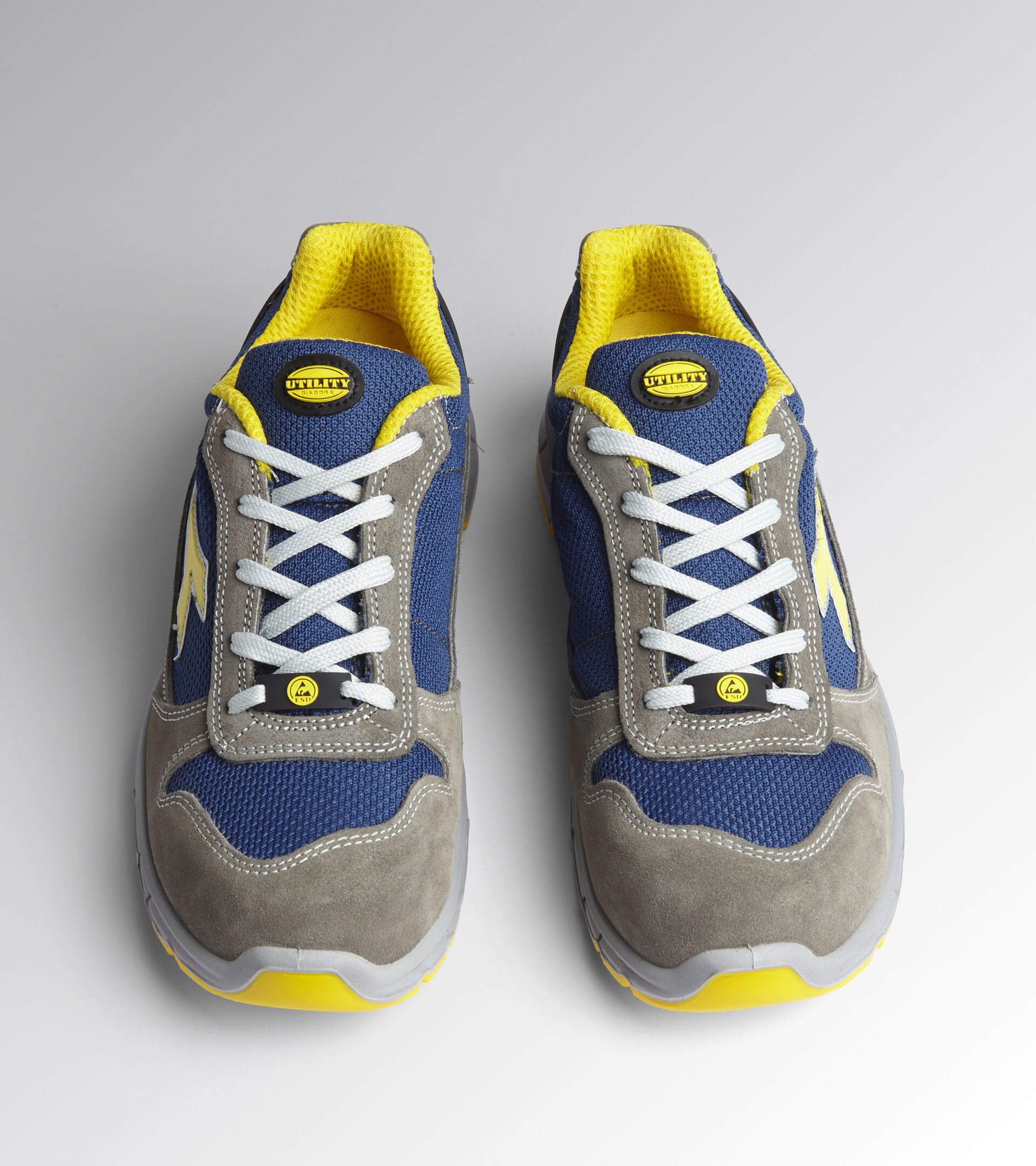 Scarpa antinfortunistica bassa RUN TEXT LOW S1P SRC ESD GRIGIO CASTELLO/BLU INSEGNA - Utility