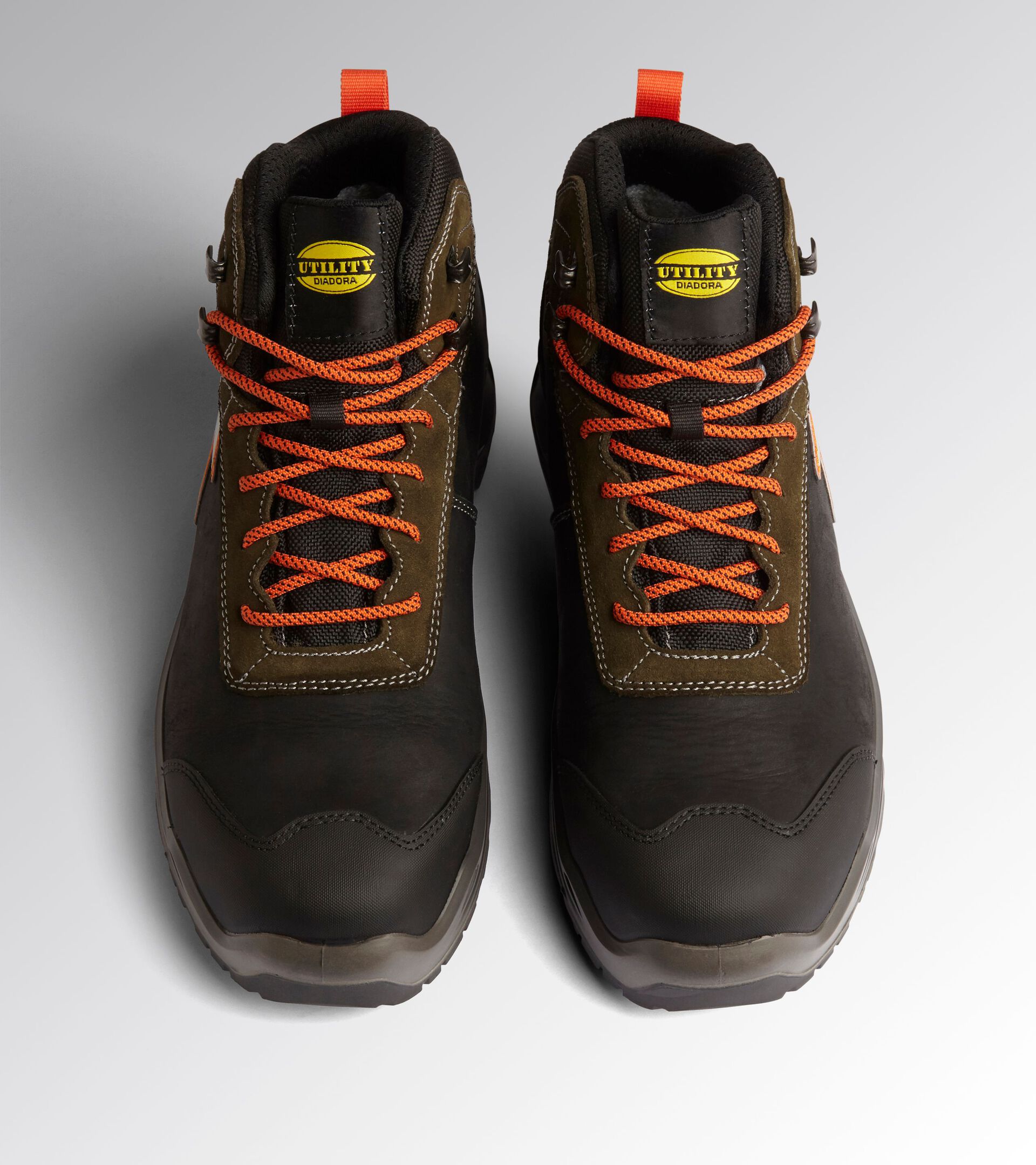 Water-repellent mid-cut S3S safety shoes SPORT DIATEX MID S7S BLACK/GREEN RAGE - Utility
