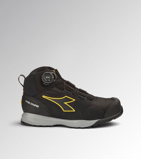 Chaussures de s&eacute;curit&eacute; semi-montantes avec BOA&reg; Fit System GLOVE MDS BOA MID S3S FO HRO SR SC ESD NOIR/NOIR - Utility