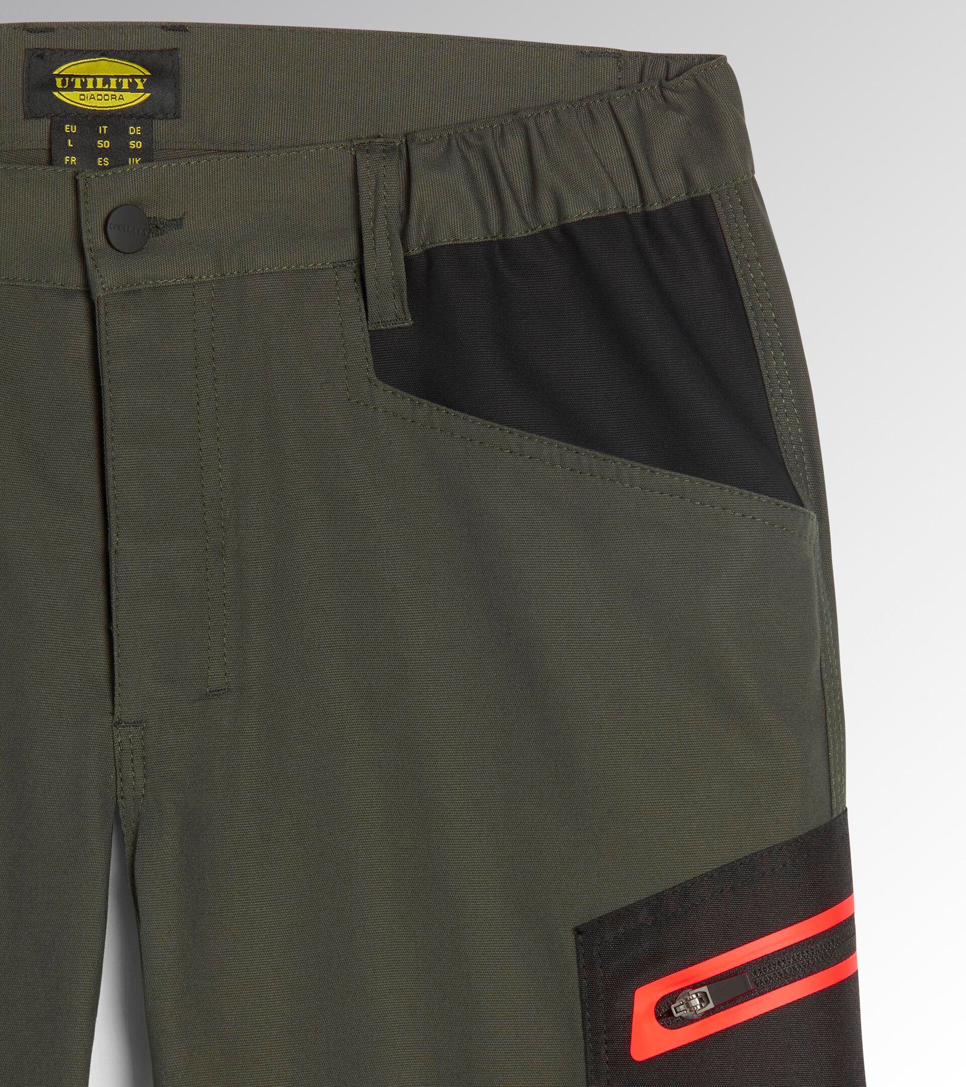 Work trousers PANT STRETCH PERFORMANCE 2.0 GREEN DEEP DEPTHS - Utility