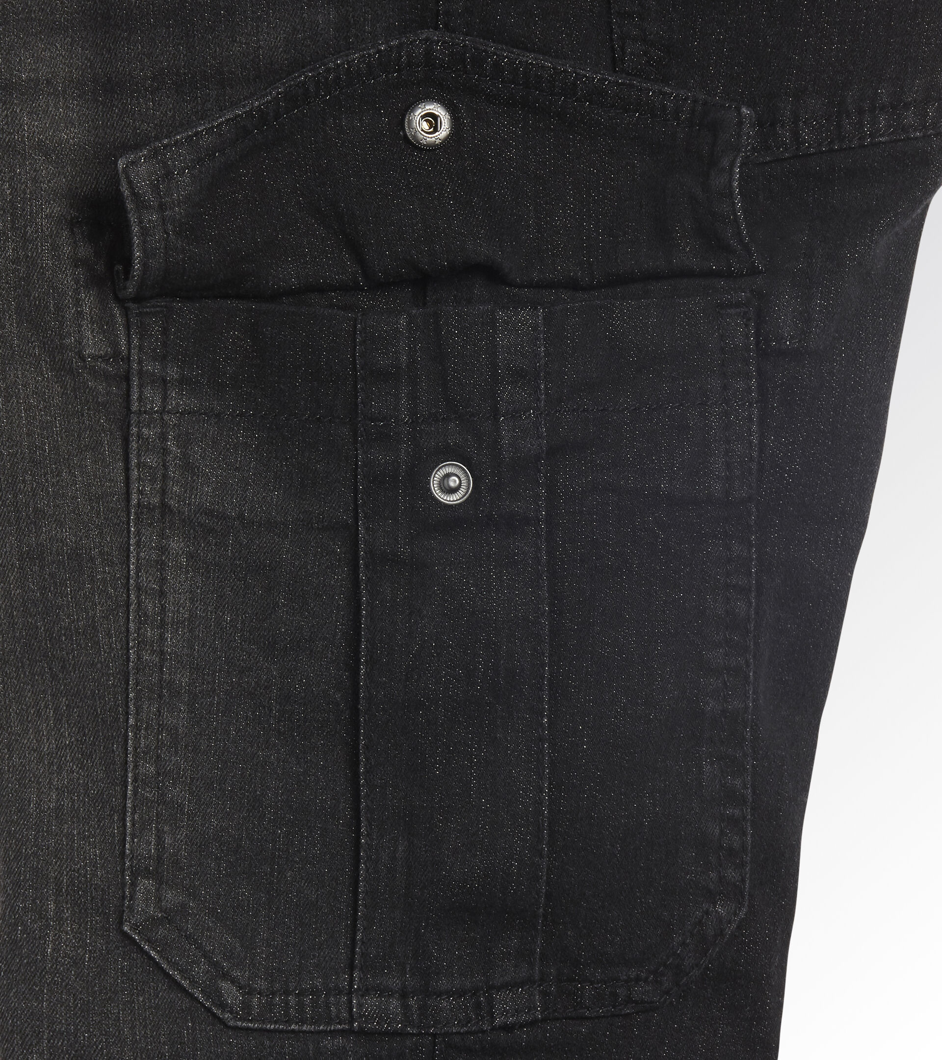 Denim work trousers PANT STONE CARGO NEW BLACK WASHING - Utility