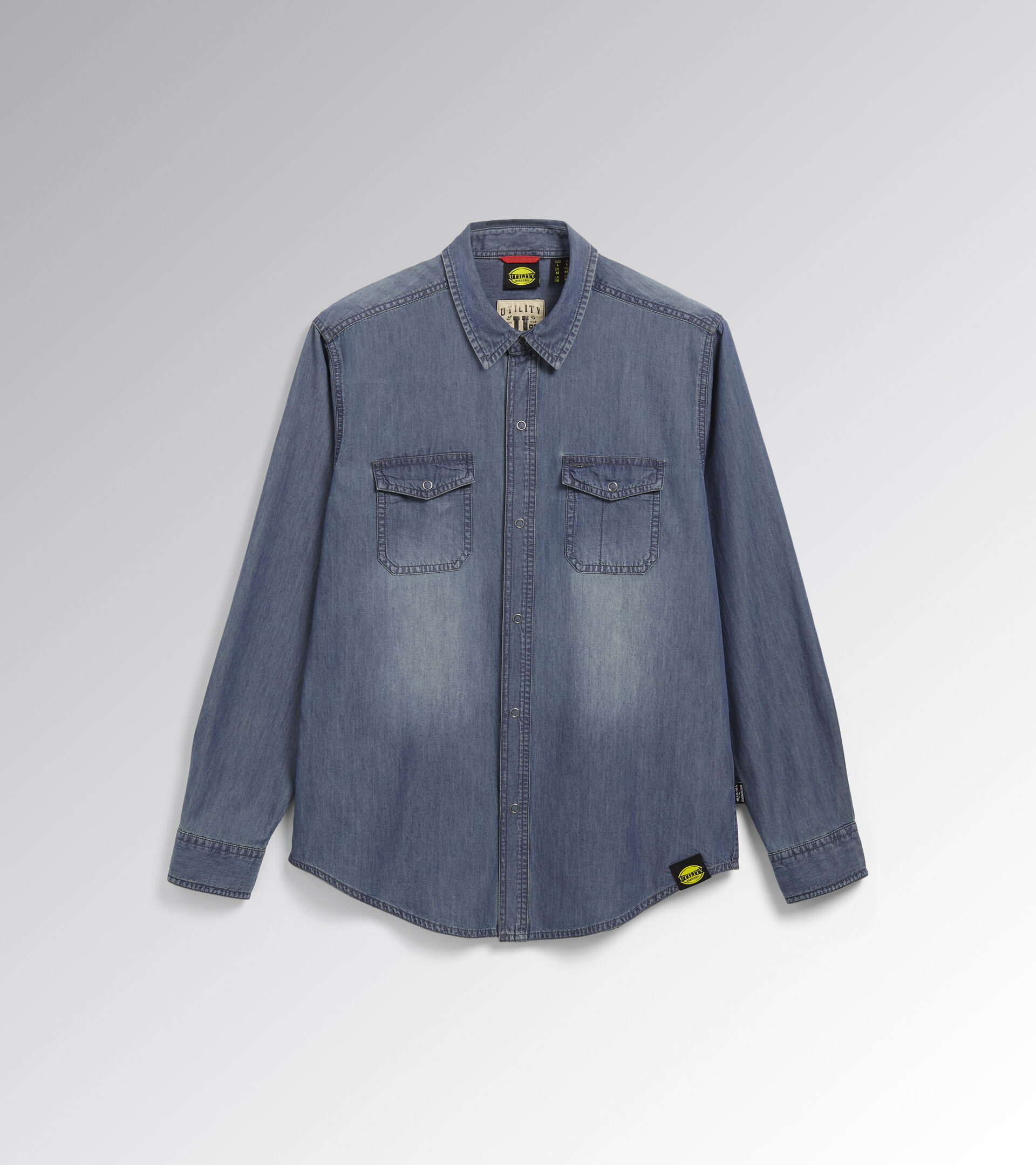 Arbeitshemd SHIRT DENIM NEW BLUE WASCHEN - Utility