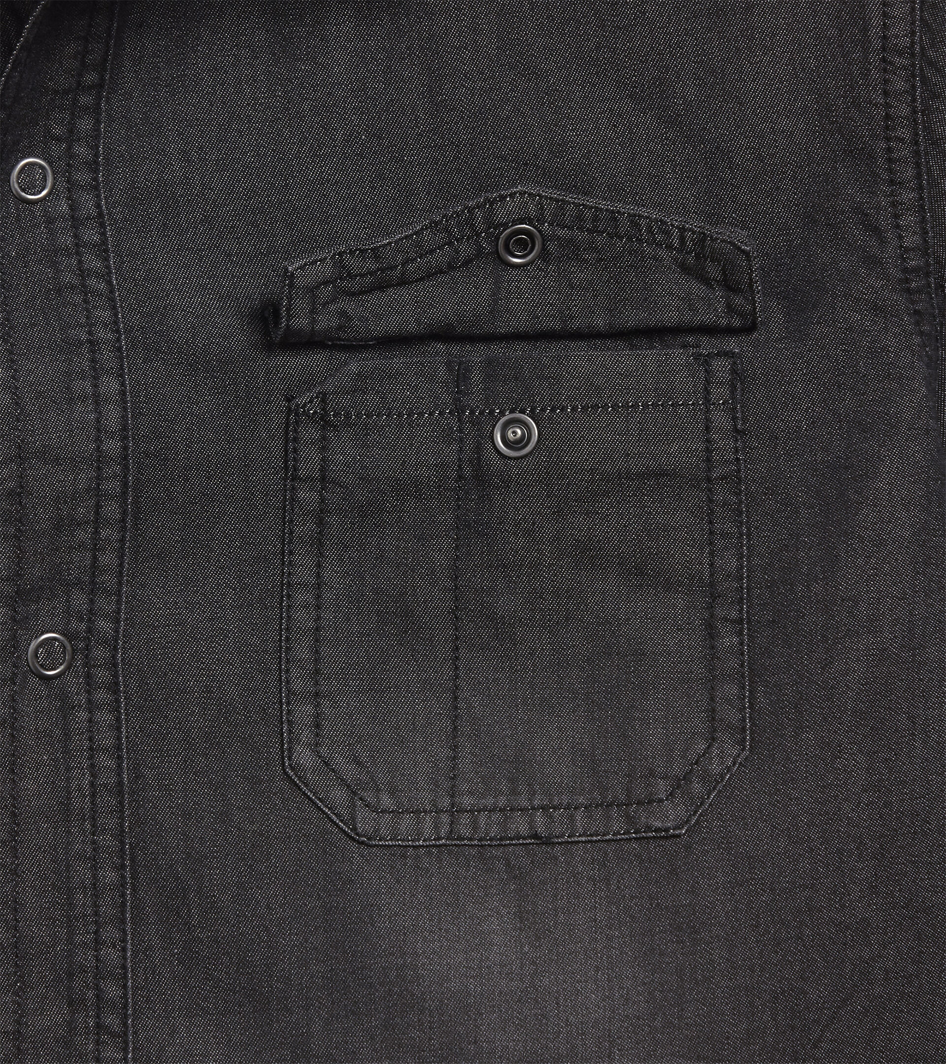 Work and safety shirt SHIRT DENIM NEW BLACK WASHING - Utility