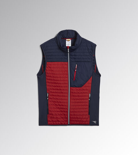 Gilet de travail LIGHT VEST COLOR BLOCK ROUGE SAMBA/SAPHIR FONCE - Utility