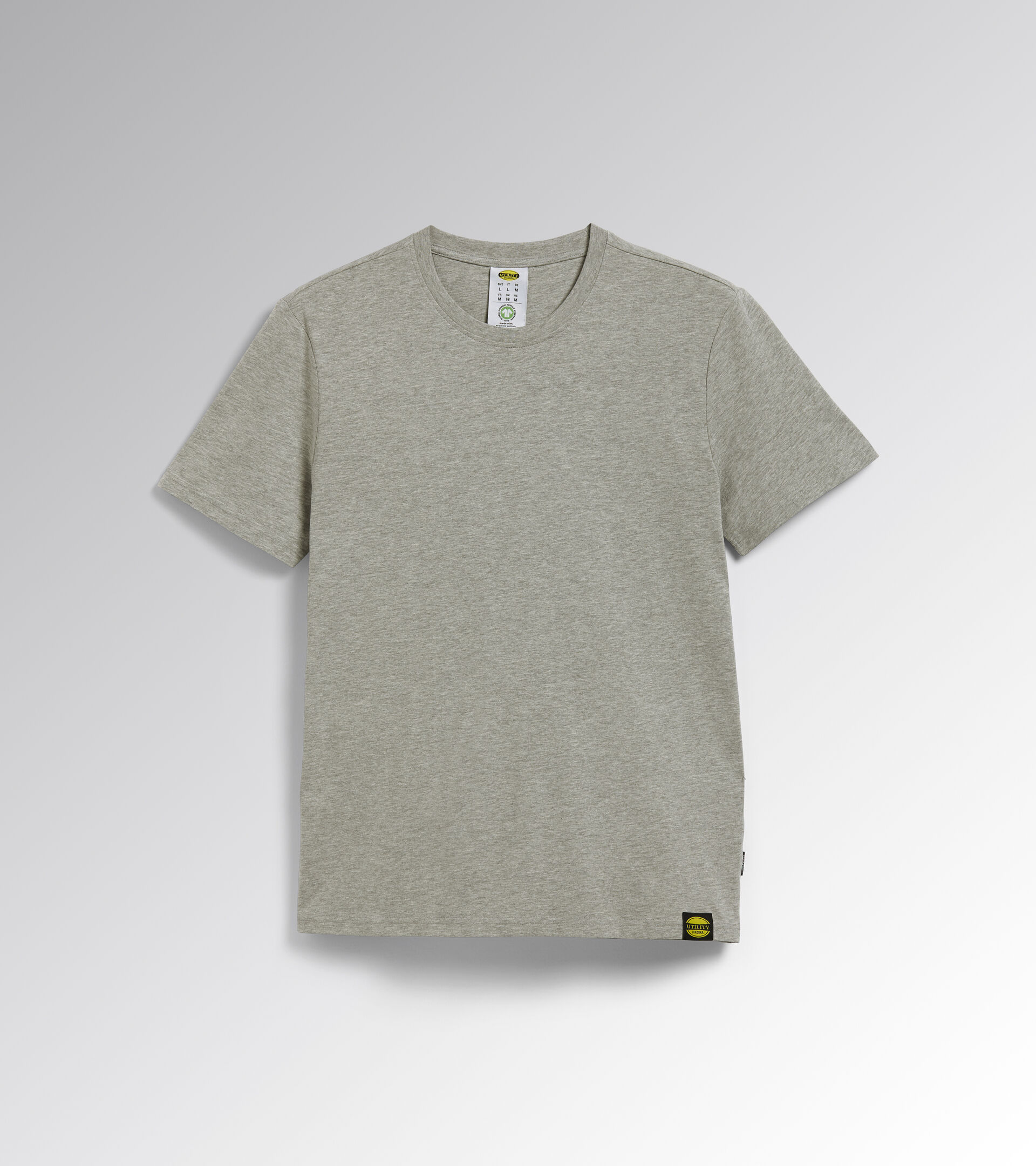 T-shirt manche courte de travail T-SHIRT MC ATONY ORGANIC GRIS MOYENNE CLAIR MELANGE - Utility