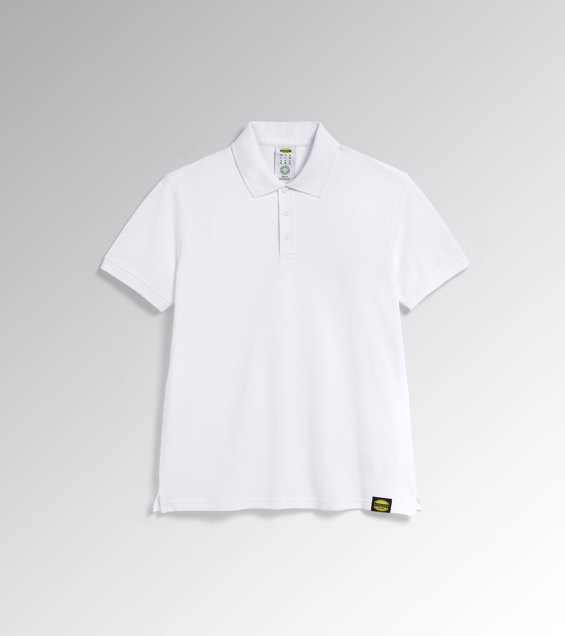 Short-sleeved work polo shirt POLO MC ATLAR ORGANIC OPTICAL WHITE - Utility