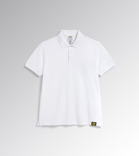 Short-sleeved work polo shirt POLO MC ATLAR ORGANIC OPTICAL WHITE - Utility