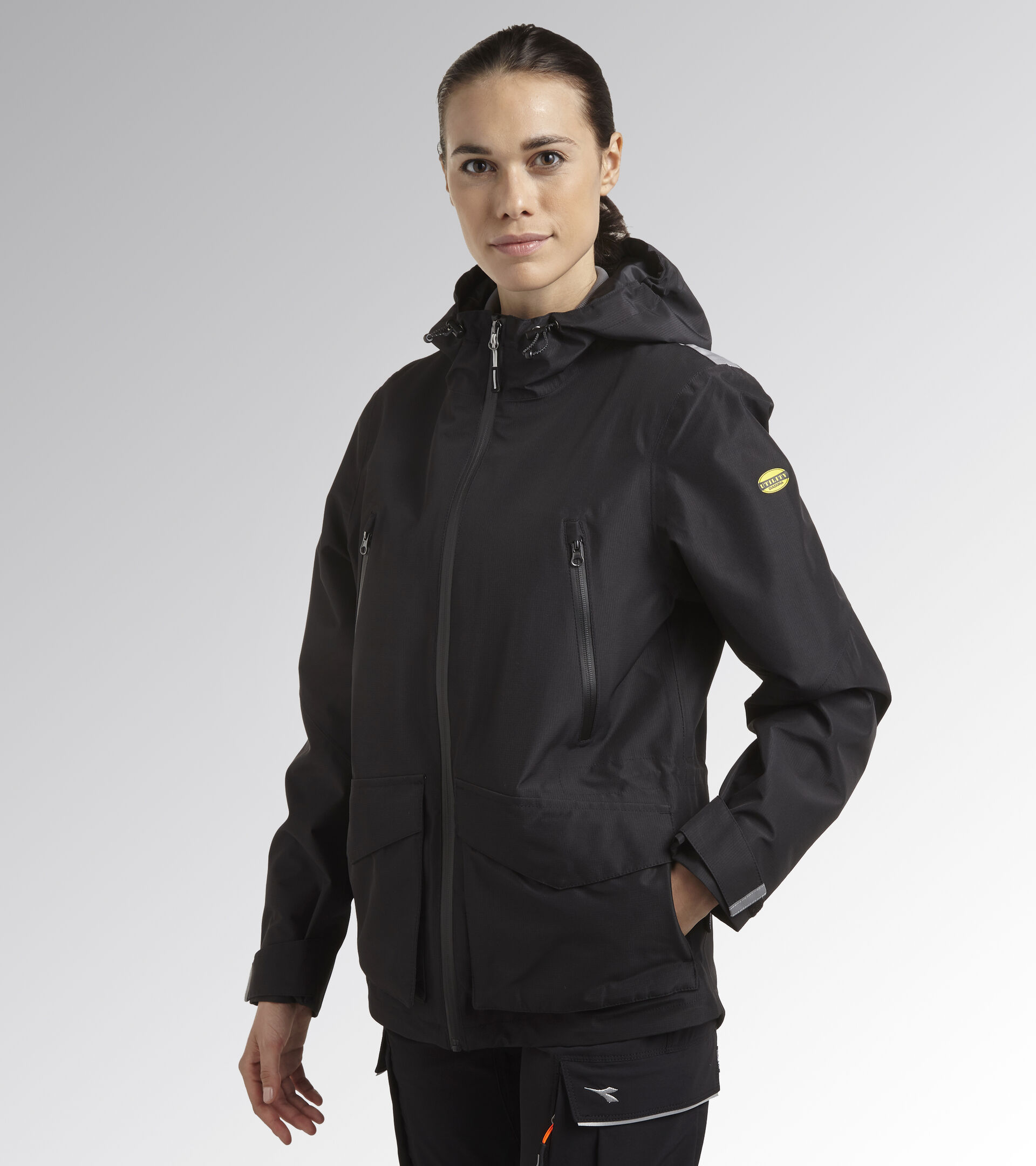 RAIN JKT TECH EN 343, BLACK, hi-res