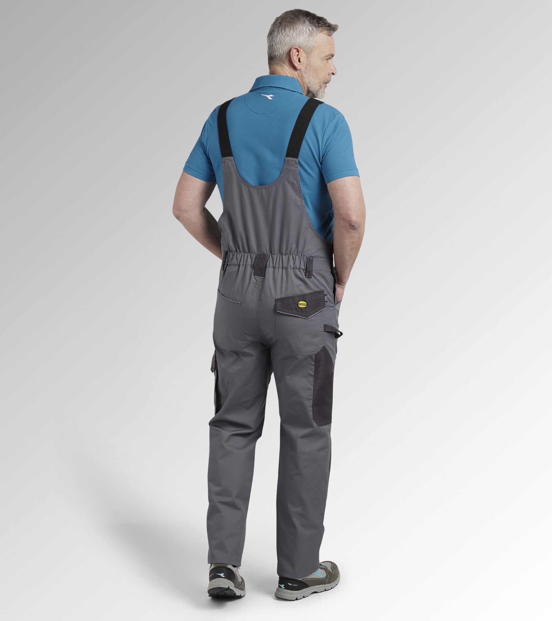 Mono de trabajo BIB OVERALL POLY GRIS ACERO - Utility