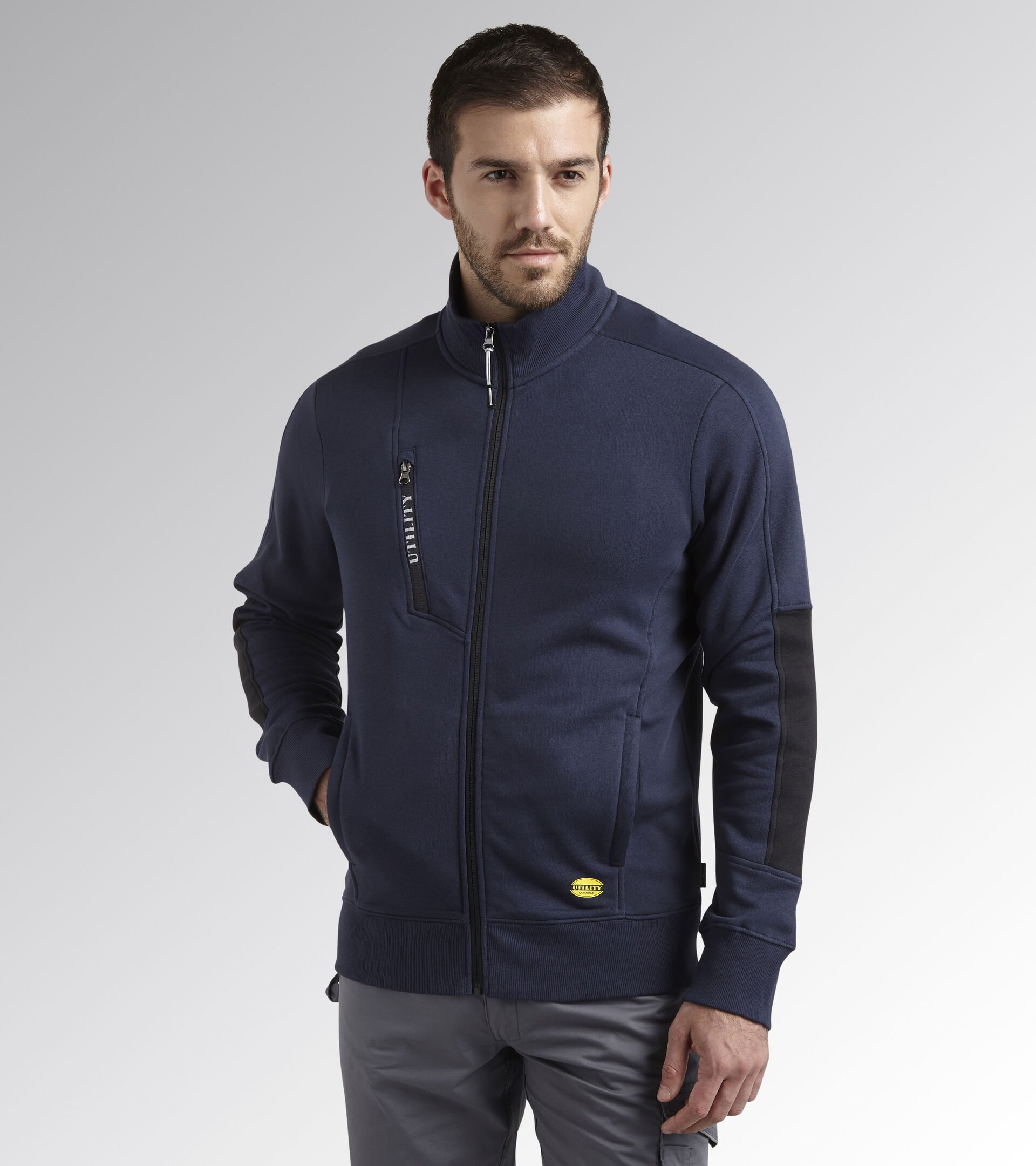 Sudadera de trabajo SWEATSHIRT FZ LITEWORK AZUL CHAQUETON - Utility