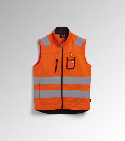 Work coveralls HV VEST ISO 20471 FLUORESCENT ORANGE ISO20471 - Utility