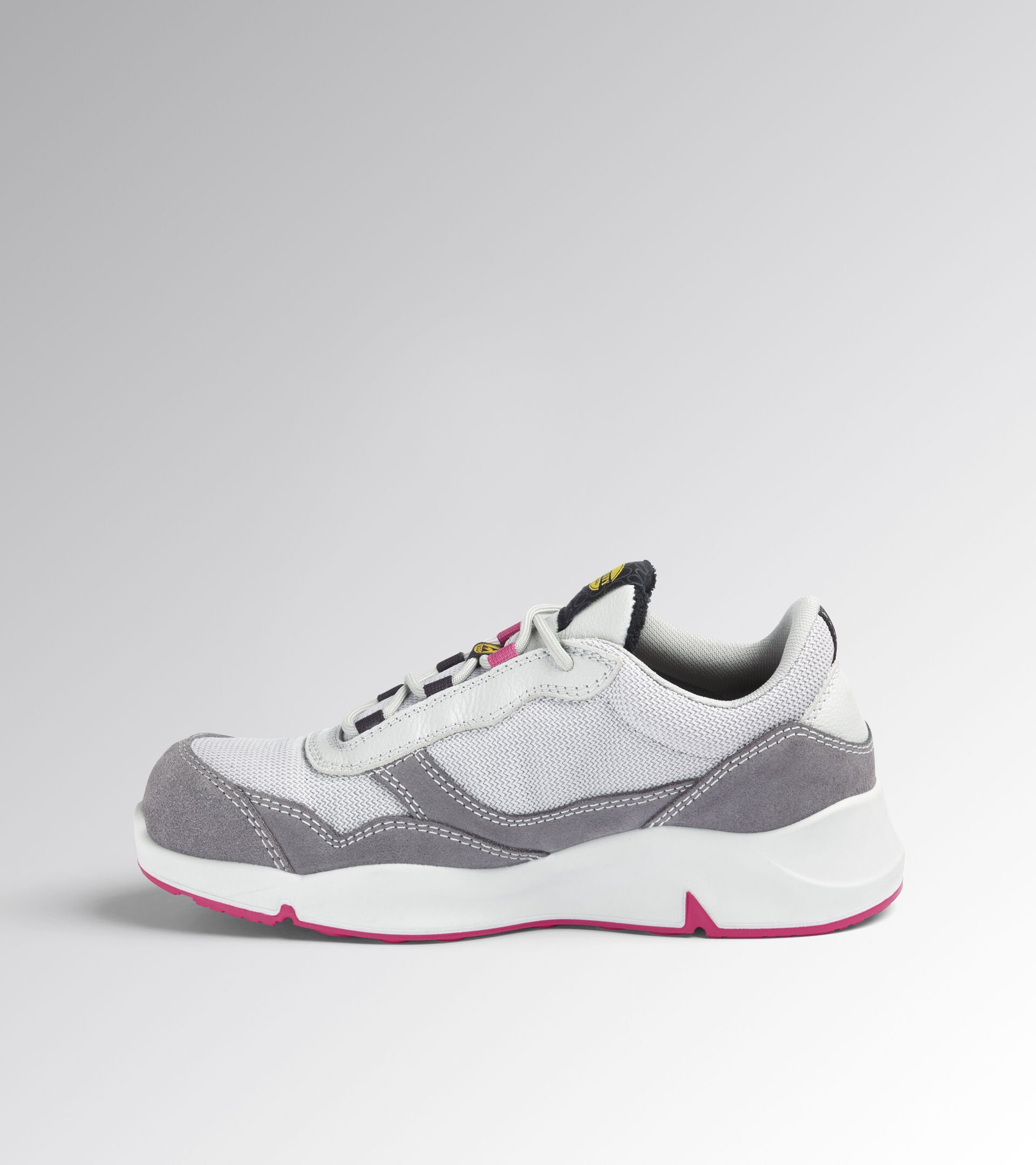 Low safety shoe - Women ATHENA TEXT LOW S1PL FO SR ESD GRAY VIOLET/RASPBERRY - Utility