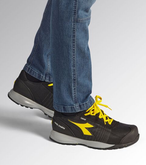 Low safety shoe GLOVE MDS MATRYX LOW S1PS HRO FO SR SC ESD BLACK/YELLOW - Utility
