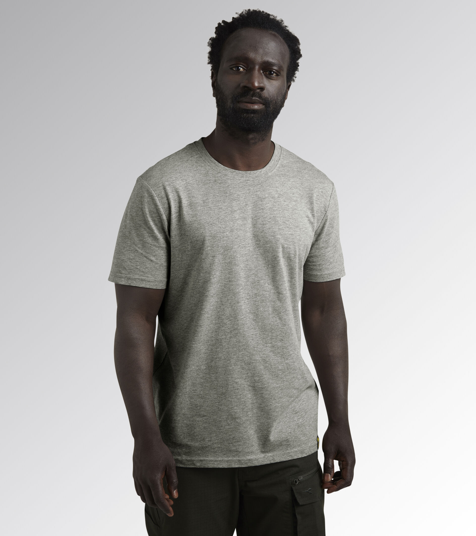 T-shirt manche courte de travail T-SHIRT MC ATONY ORGANIC GRIS MOYENNE CLAIR MELANGE - Utility