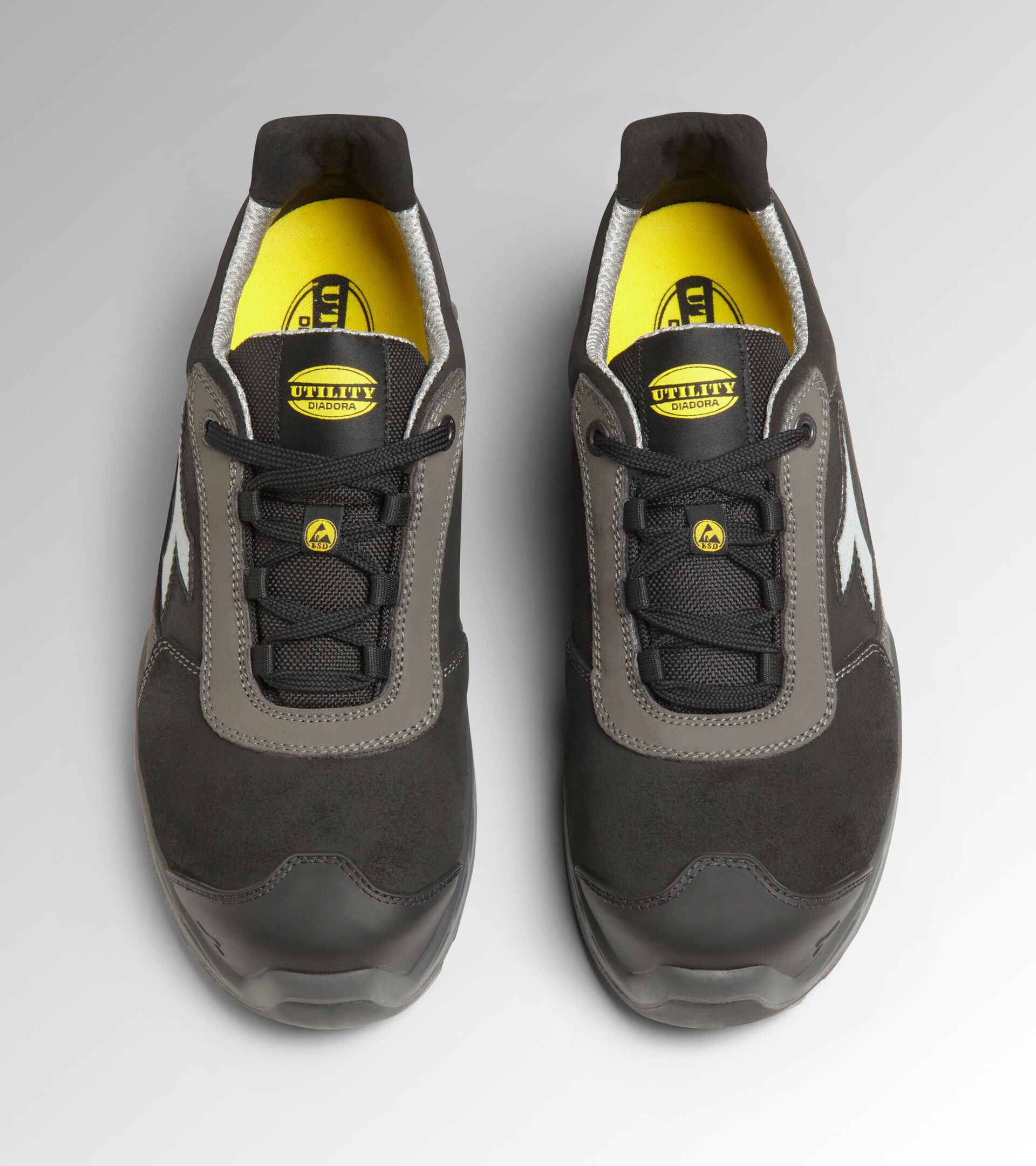 Low safety shoe SHARK STABLE IMPACT LEATHER LOW S3 SRC ESD BLACK/SHADOW - Utility