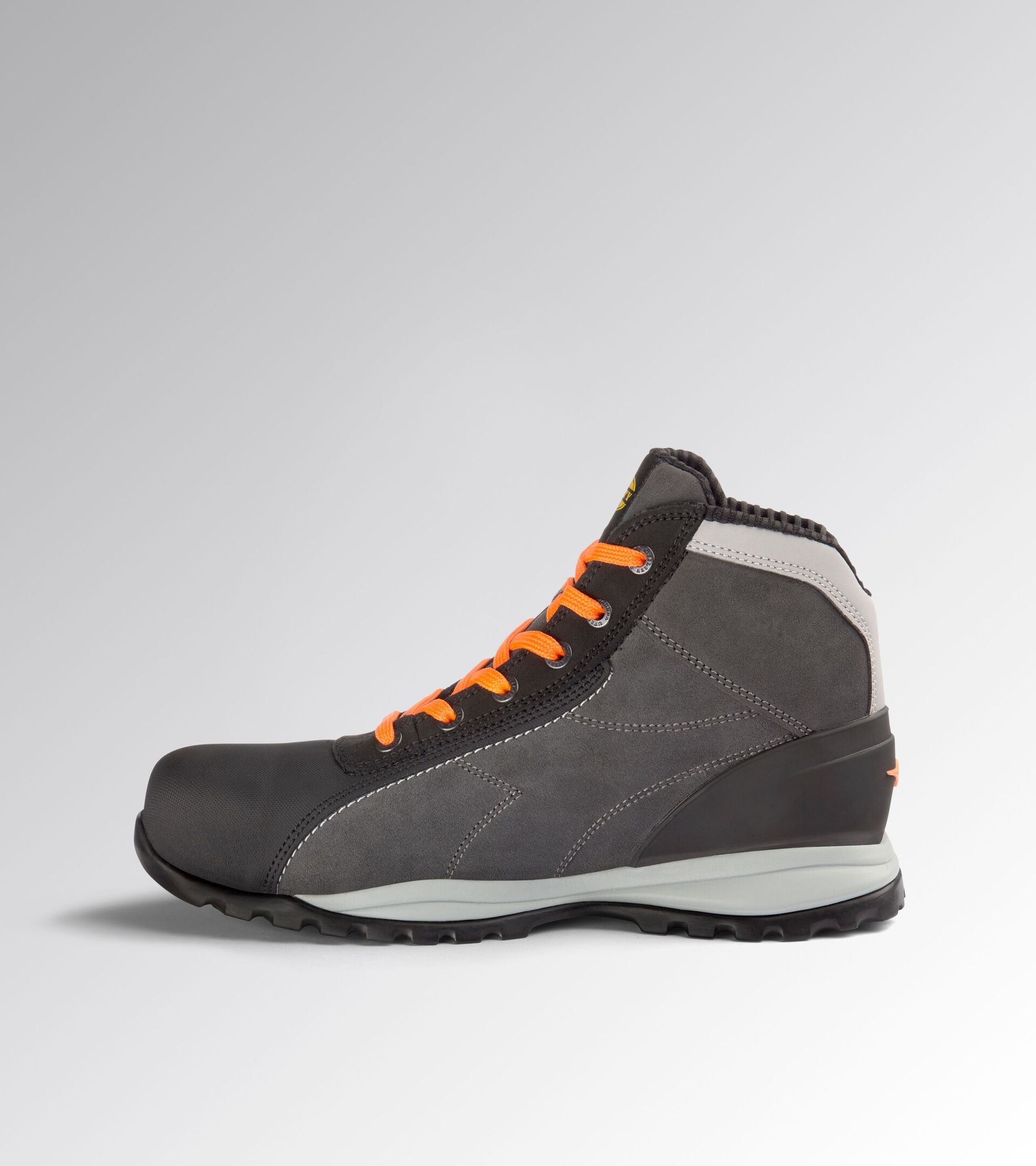 High safety shoe GLOVE NET MID PRO S3L FO SR HRO ESD ASPHALT/ORANGE FLUO - Utility