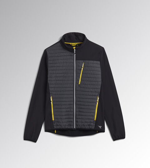 Work jacket HYBRID SWEAT-JACKET COLOR BLOCK BLK/FOREST NIGHT/YELLOW FLOWER - Utility