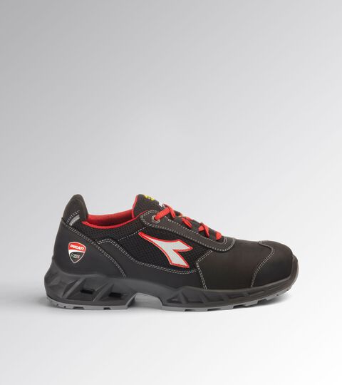 Low safety shoe - Diadora Utility x Ducati Corse SHARK ENGINE LOW S1PS FO SR ESD BLACK/RED - Utility