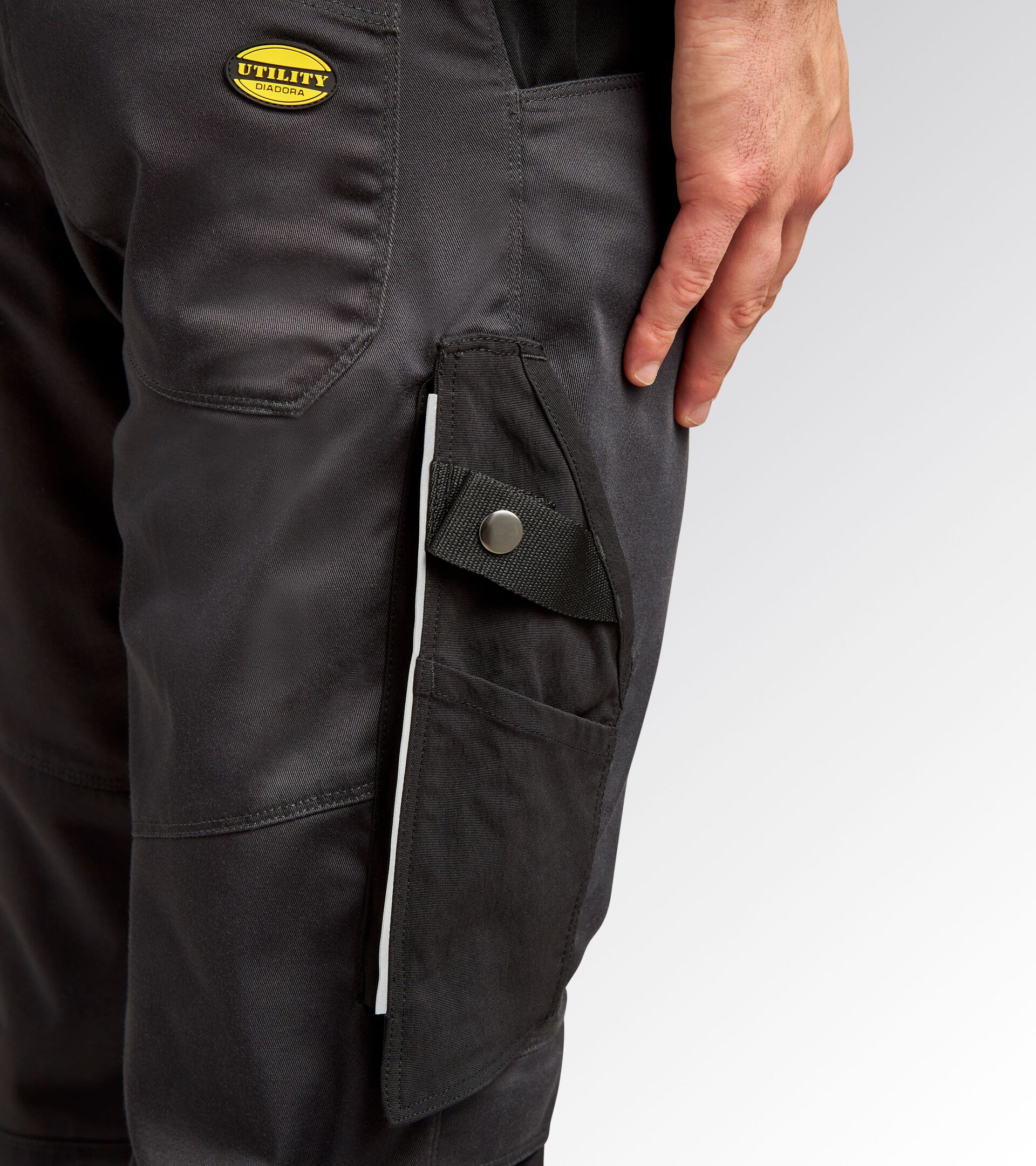 Pantaloni da lavoro PANT HYBRID POLY PERFORMANCE NERO/NERO FANTASMA - Utility