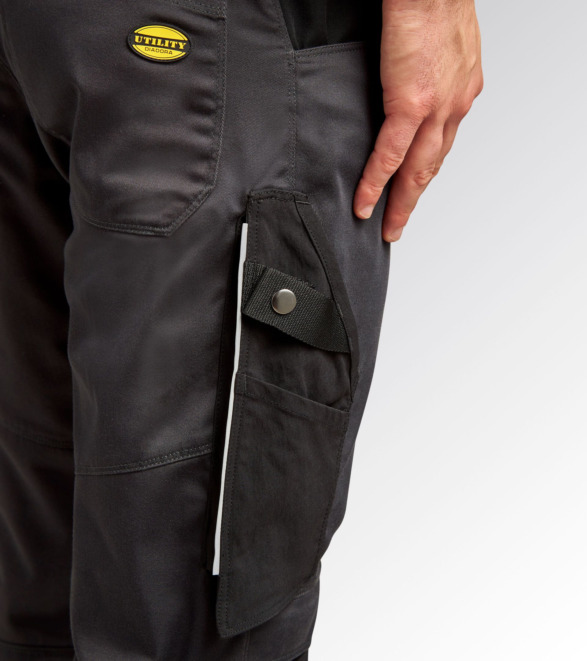 Arbeitshose PANT HYBRID POLY PERFORMANCE SCHWARZ/PHANTOMGRAU - Utility