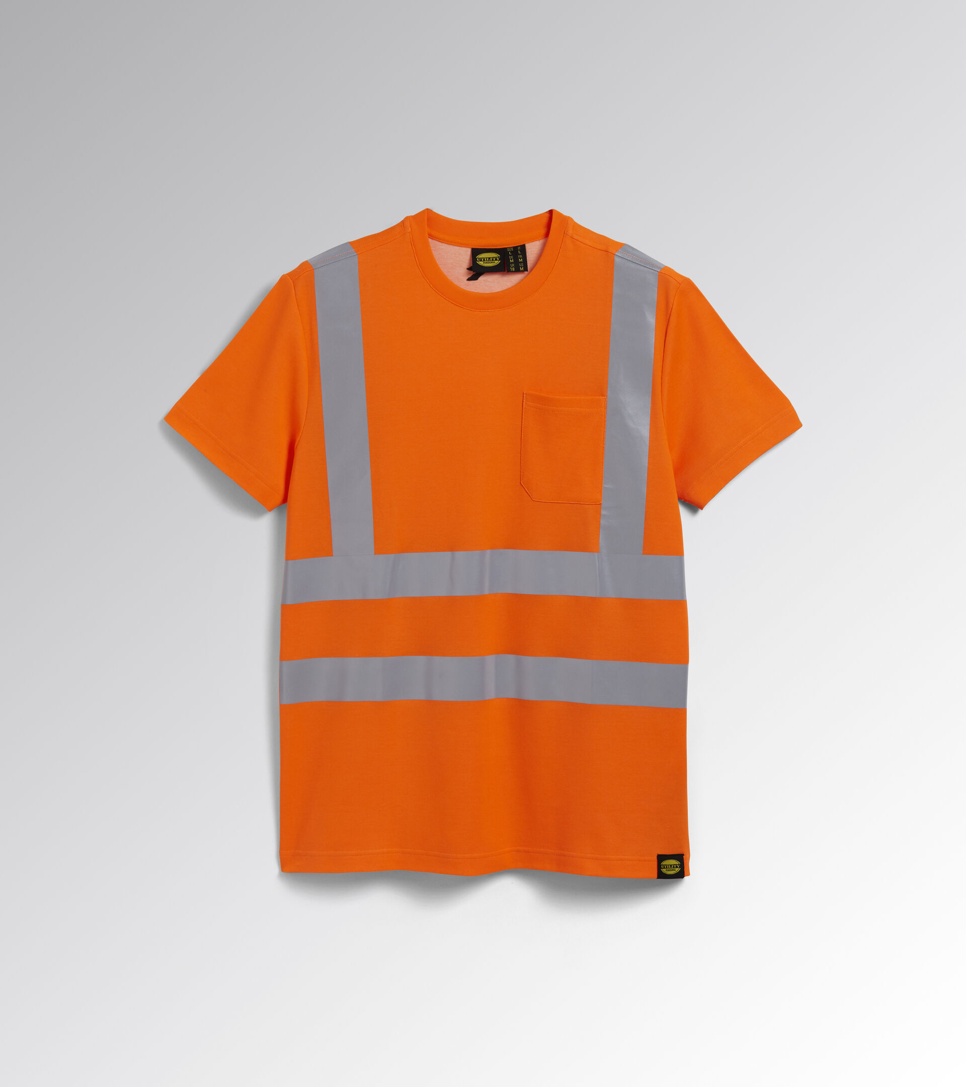 T-shirt da lavoro T-SHIRT HV ISO 20471 ARANCIONE FLUO ISO20471 - Utility