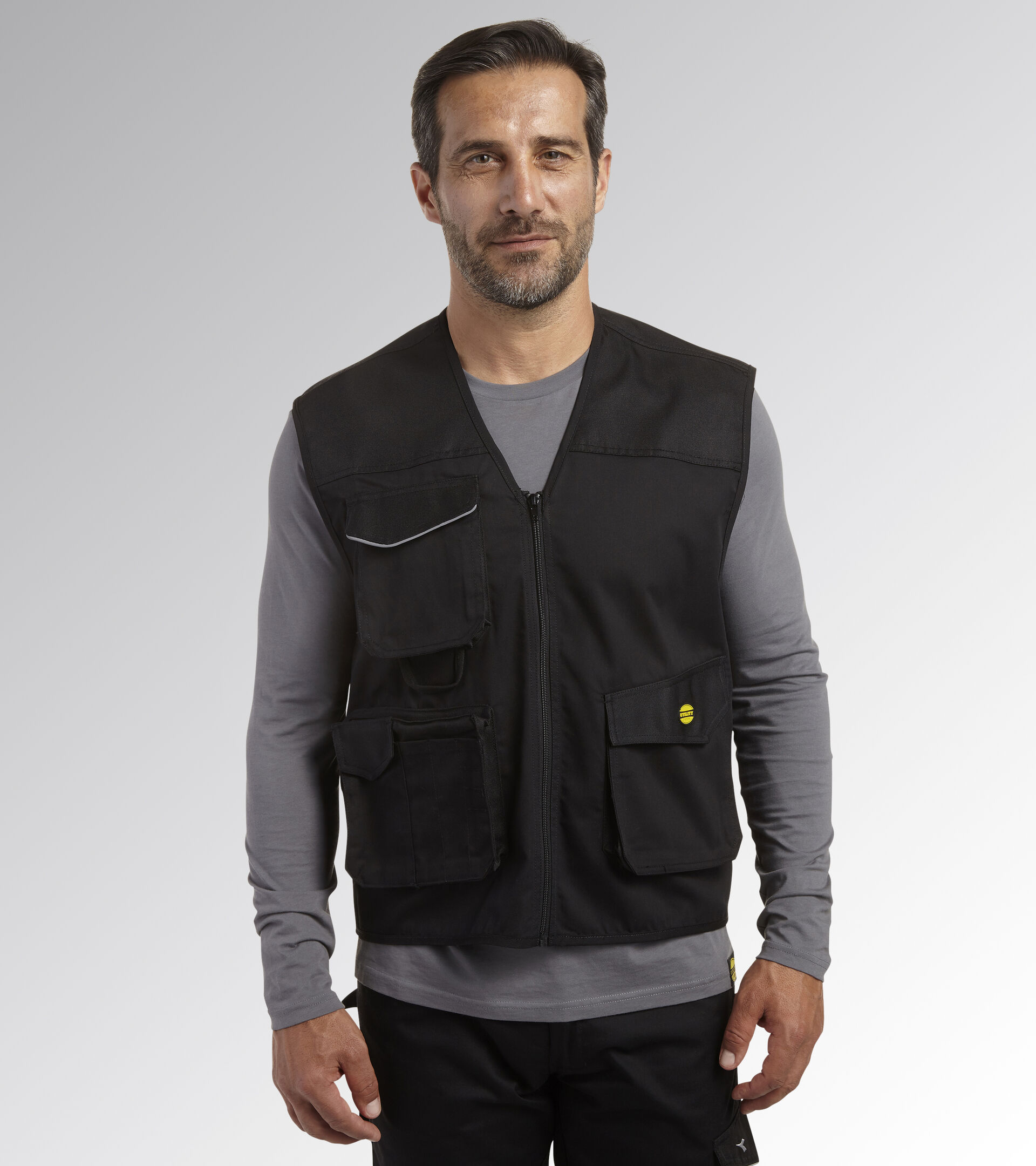 Work gilet VEST MOVER BLACK - Utility