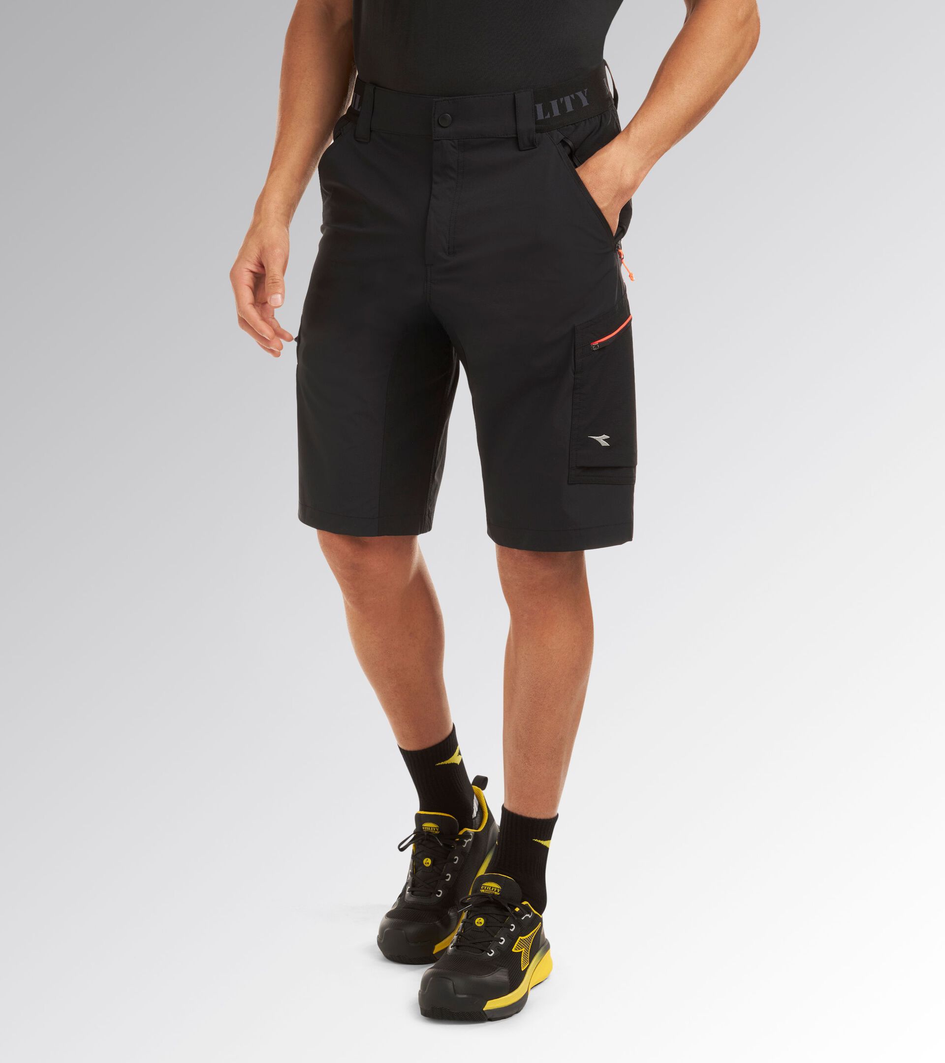 Bermuda work shorts BERMUDA SHADOW BLACK - Utility