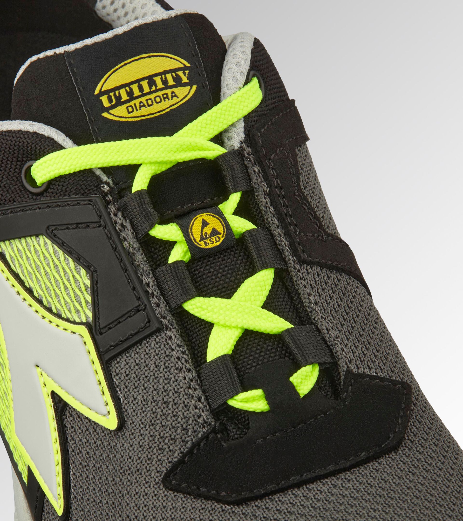 Calzado bajo de seguridad S1PS GLOVE A.BOX LOW GHOST S1PS NEGRO/AMARILLO FL - Utility