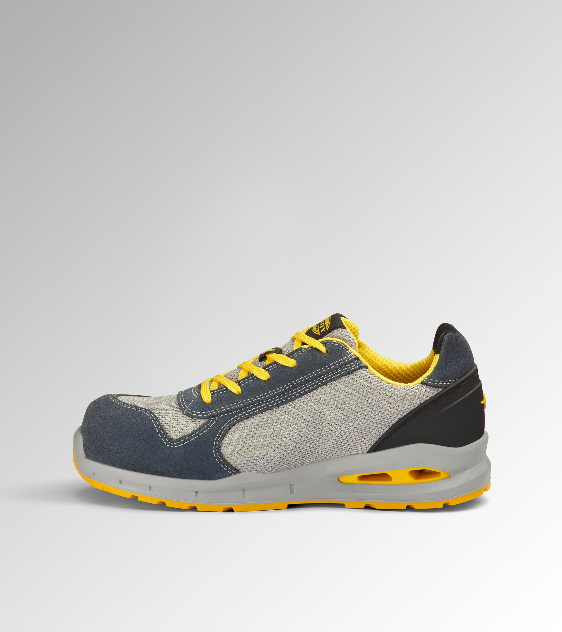 Niedriger Sicherheitsschuh S1PS RUN A.BOX LOW S1PS FO SR ESD BLAU TIEFES/GRAU VIOLETT - Utility