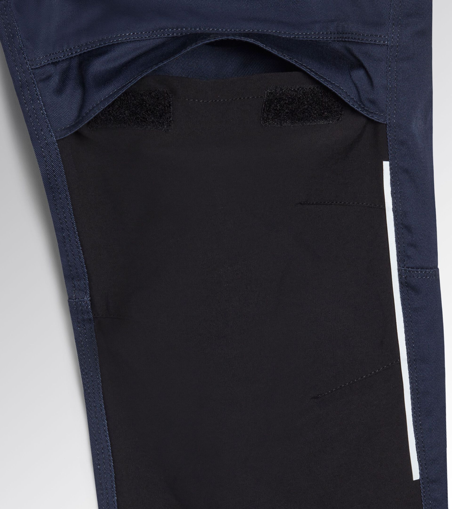 Work trousers PANT HYBRID POLY PERFORMANCE BLACK/BLUE DENIM - Utility