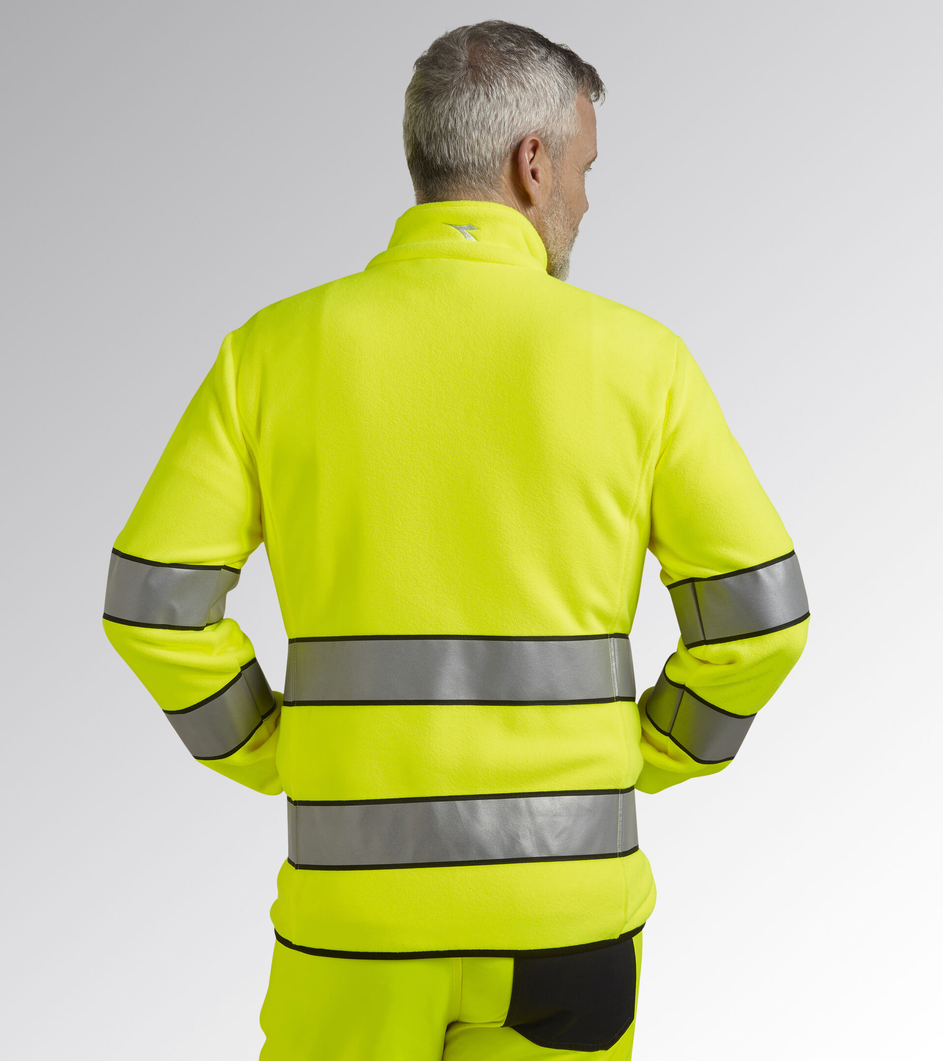 Work track jacket SWEAT PILE HV 20471:2013 3 FLUORESCENT YELLOW ISO20471 - Utility