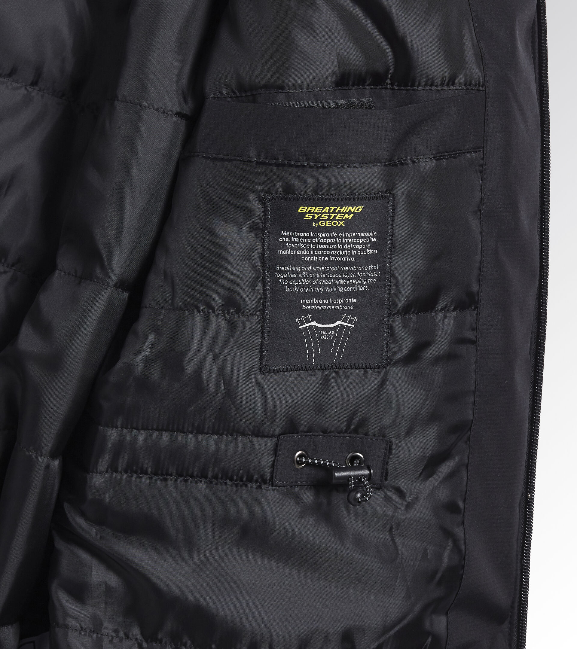 PADDED JACKET TECH, BLACK COAL, hi-res