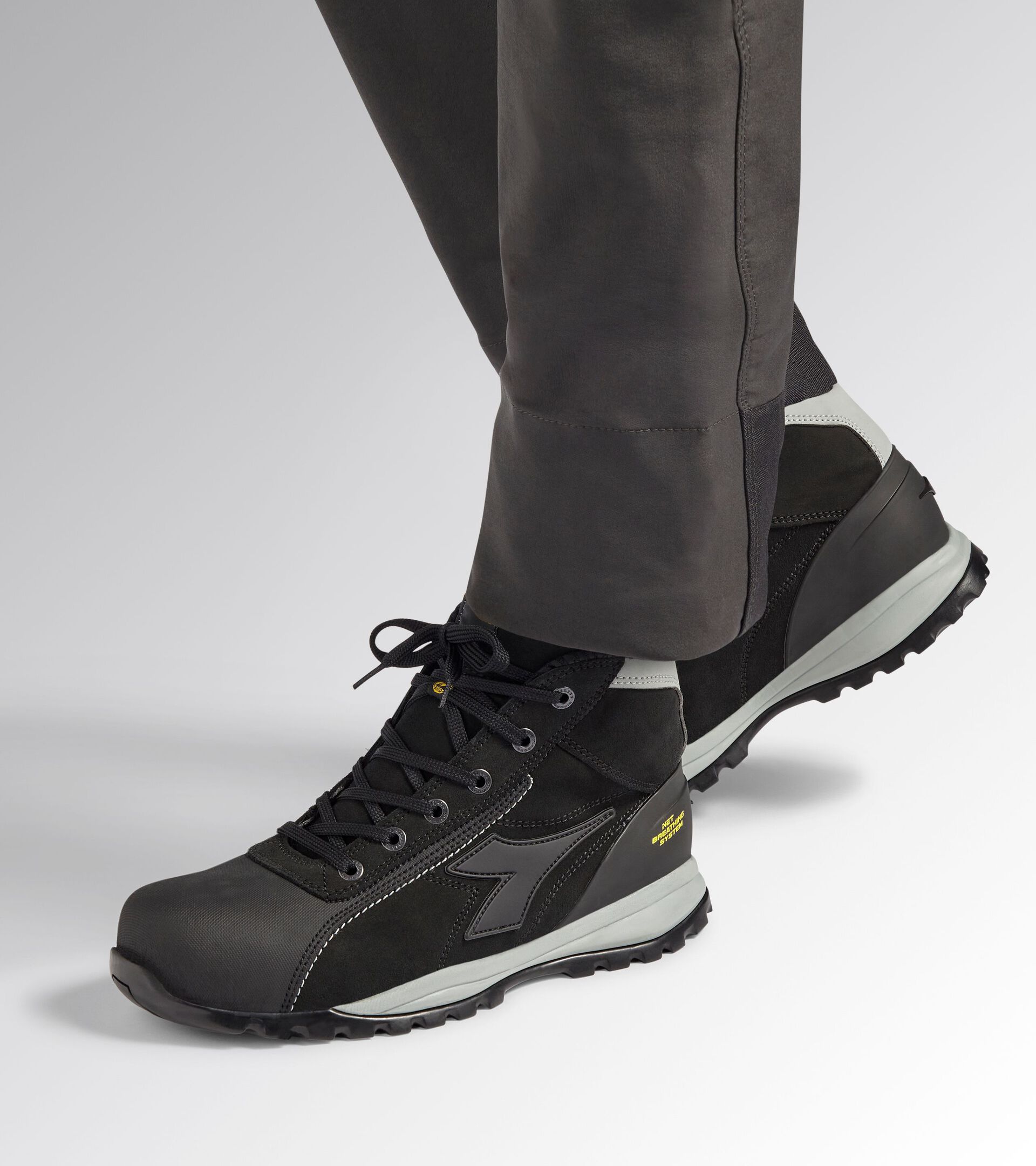 High safety shoe GLOVE NET MID PRO S3L FO SR HRO ESD BLACK - Utility