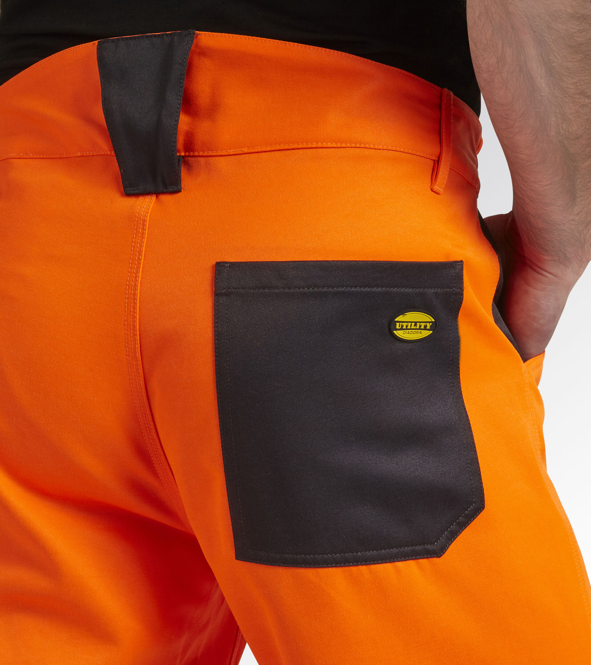 Work trousers PANT HV EN 20471:2013 2 FLUORESCENT ORANGE ISO20471 - Utility