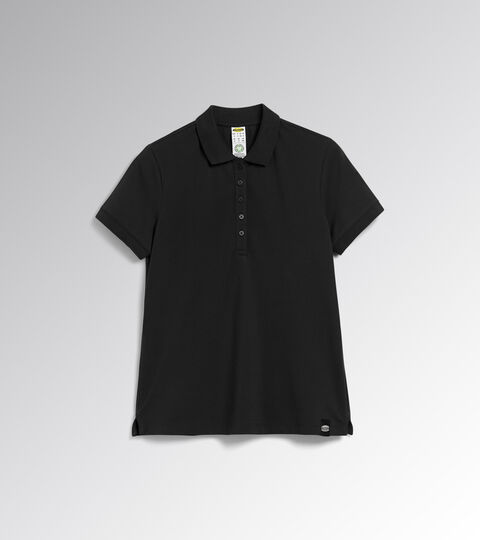 Short-sleeved work polo shirt - Women POLO MC ATHENA BLACK - Utility