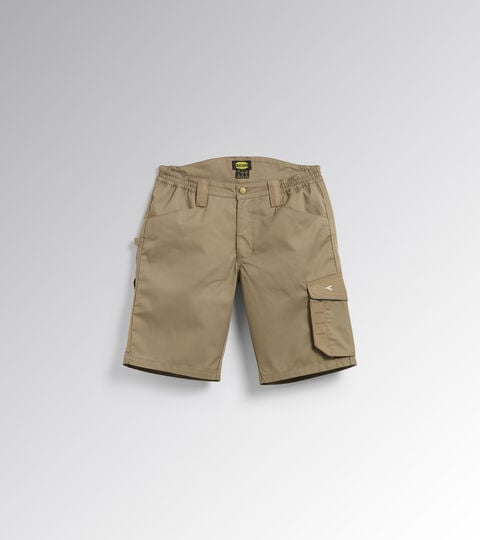 Arbeits-Bermuda-Shorts BERMUDA POLY NATUR BEIGE - Utility