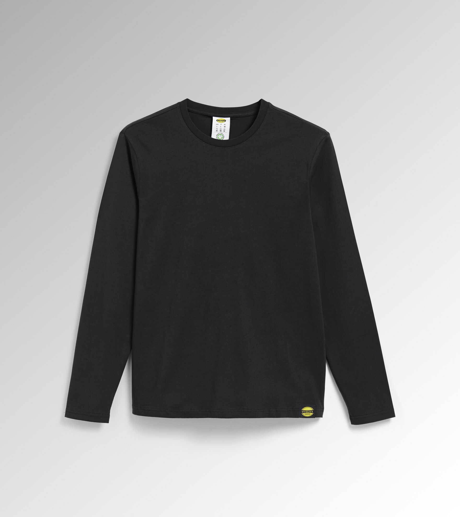 Long-sleeved work T-shirt T-SHIRT ML MONO ORGANIC BLACK - Utility