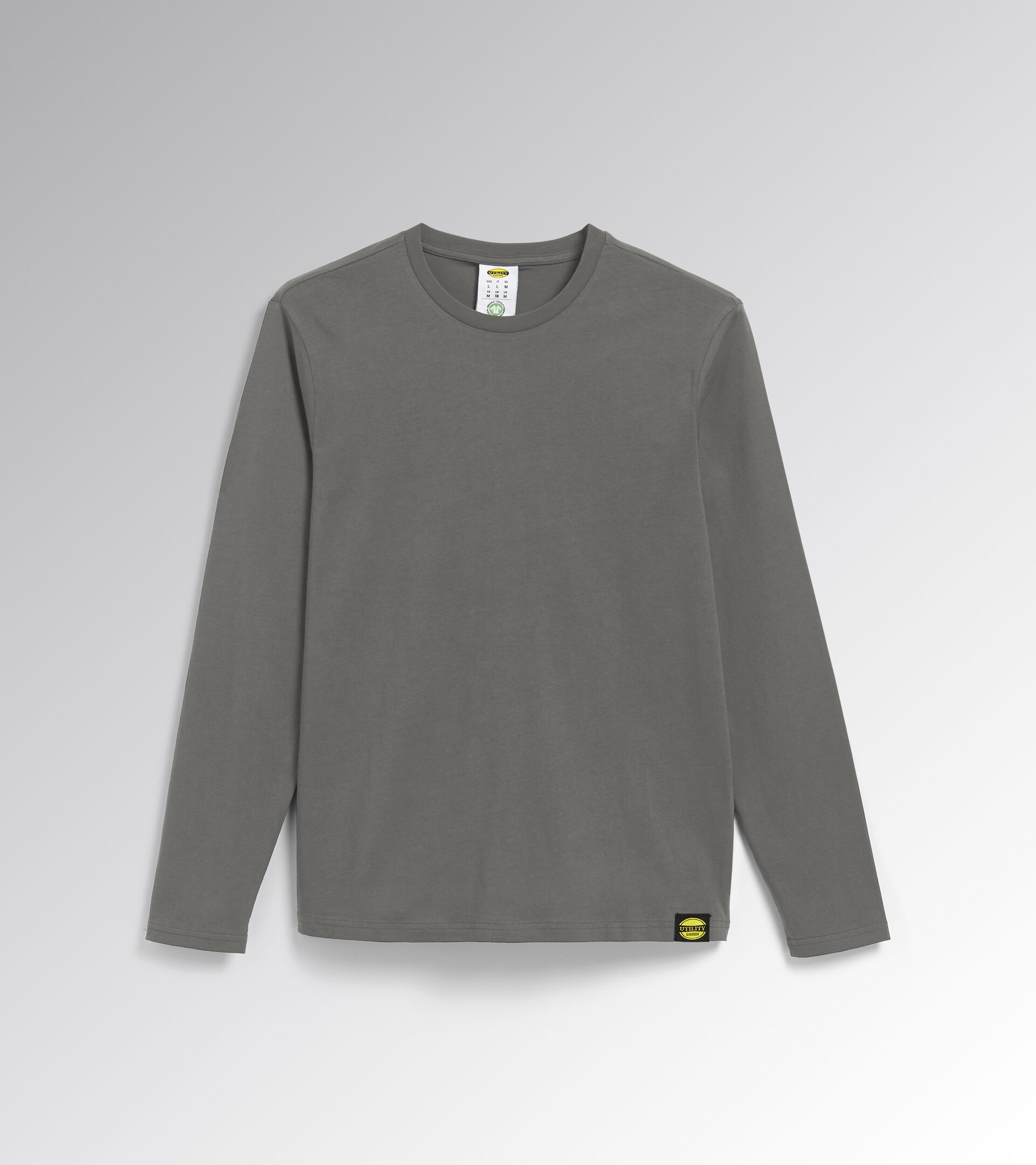 Long-sleeved work T-shirt T-SHIRT ML MONO ORGANIC STEEL GRAY - Utility