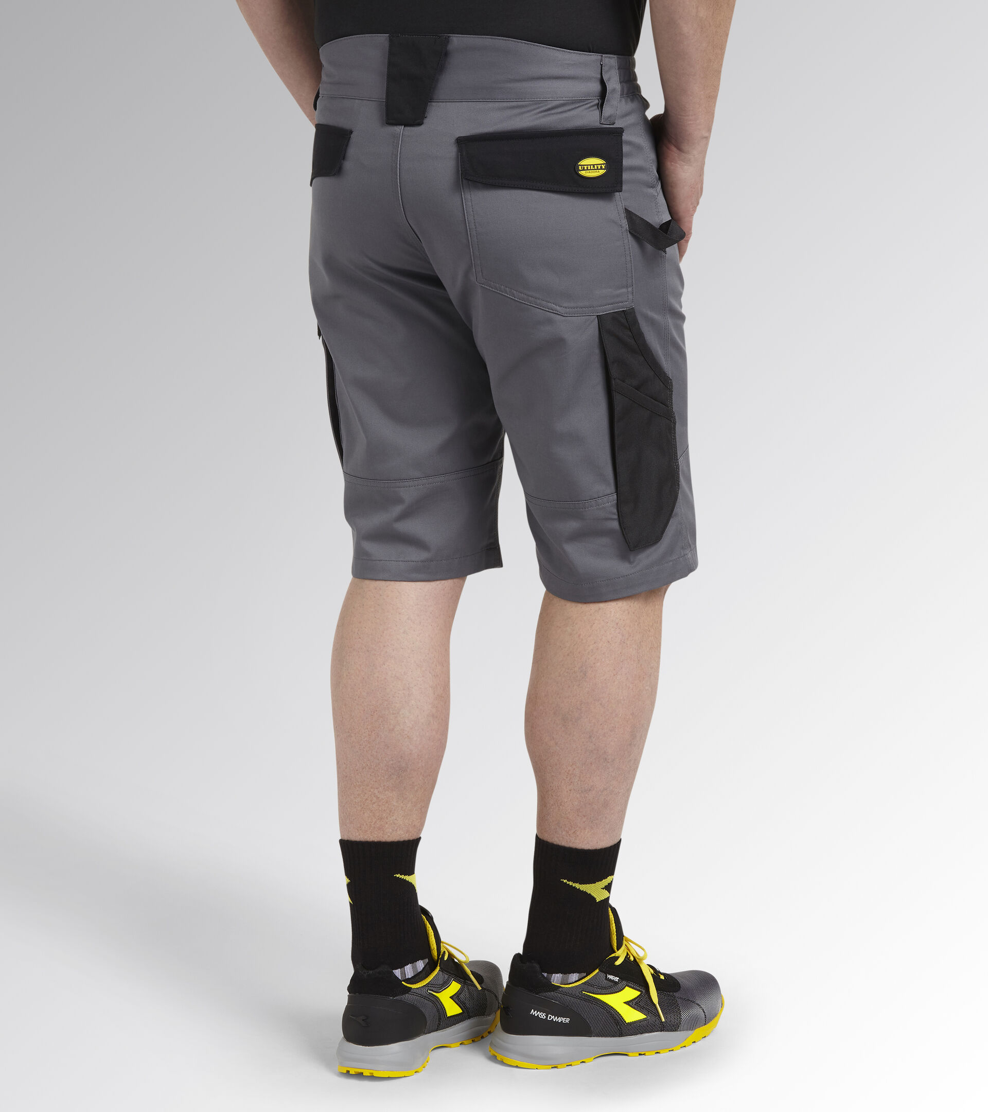 Arbeits-Bermuda-Shorts BERMUDA EASYWORK LIGHT STAHLGRAU - Utility