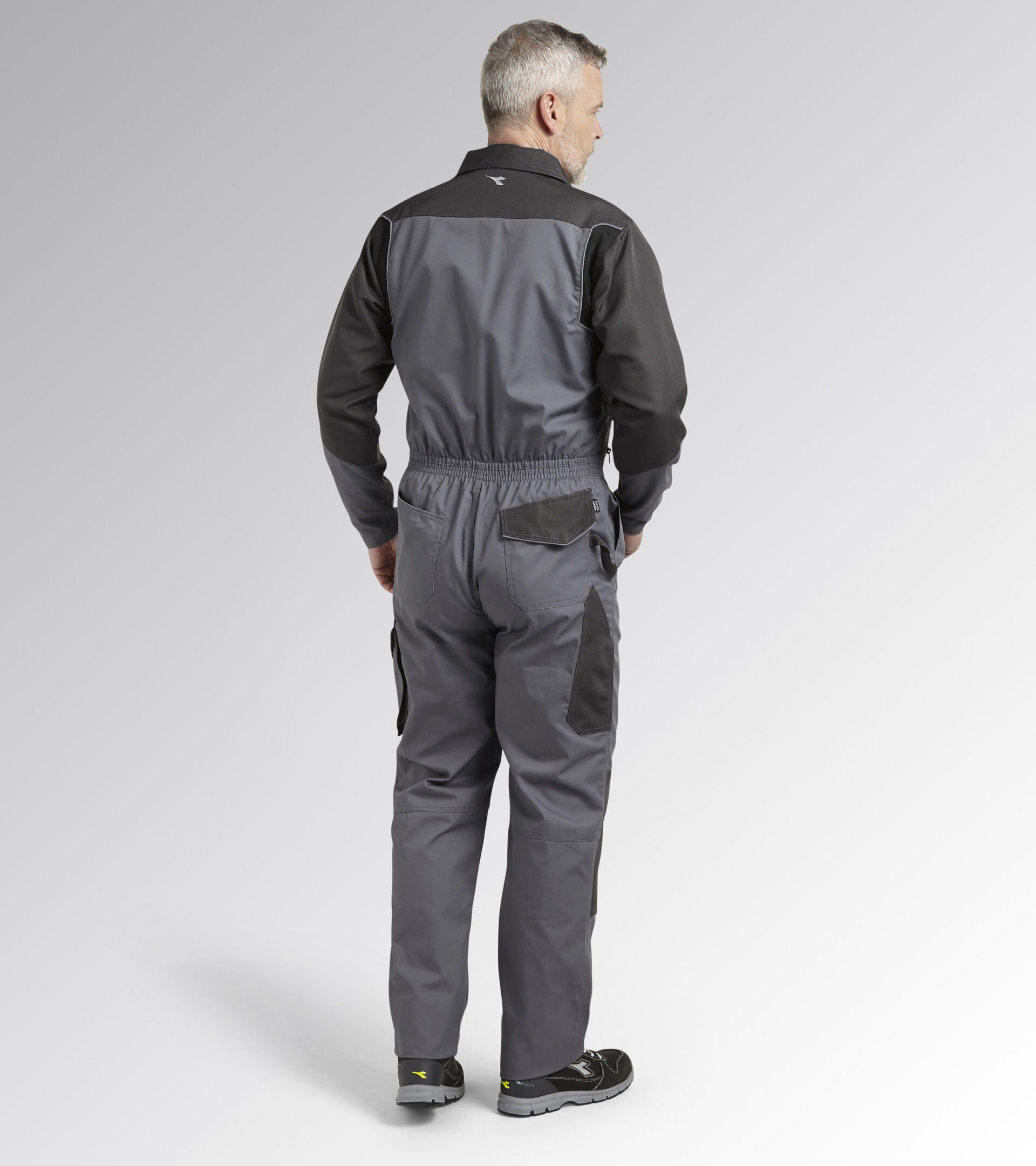 Arbeitsoverall COVERALL POLY STAHLGRAU - Utility